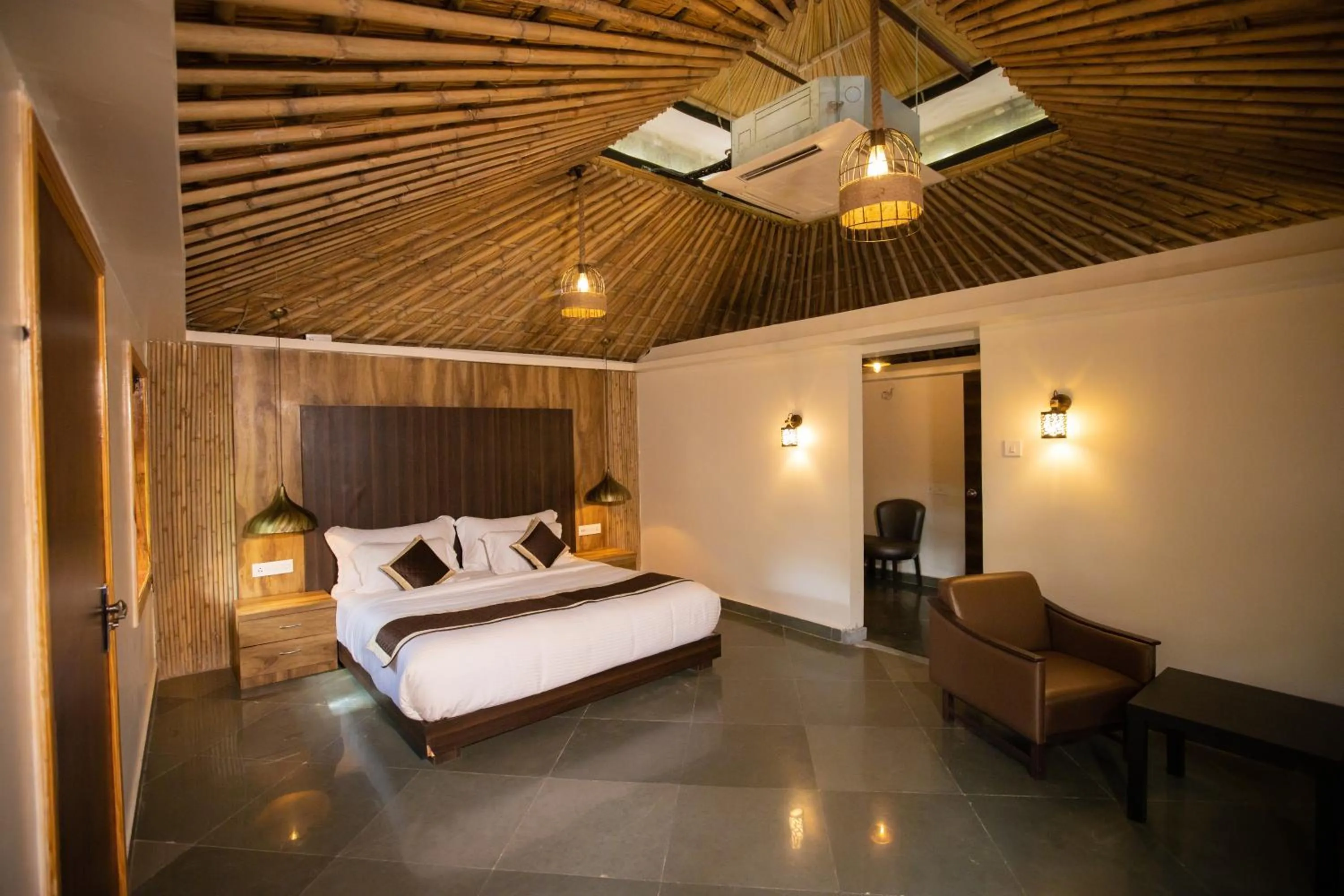 Bed in Nature Village Resort