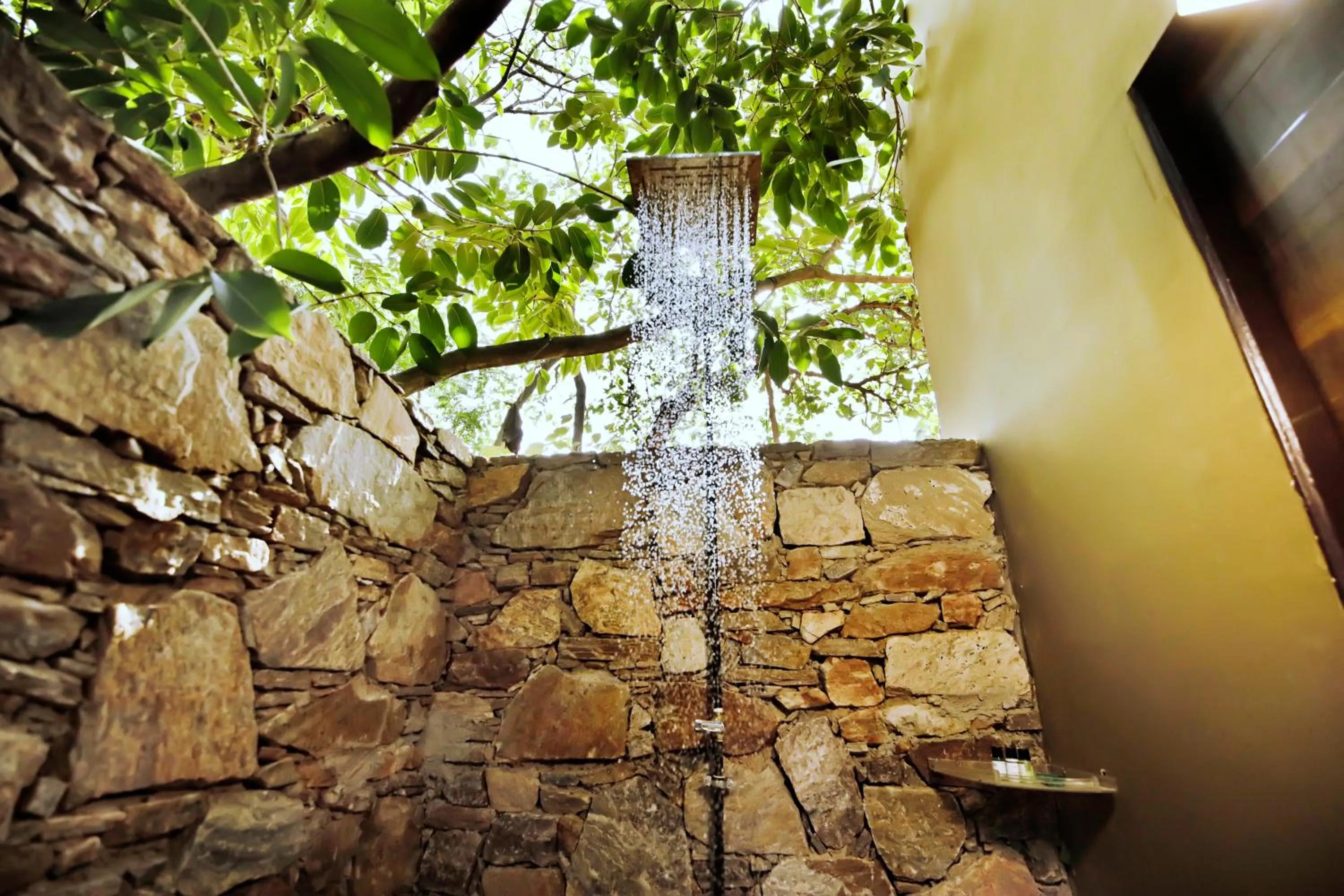 Shower in Nature Village Resort