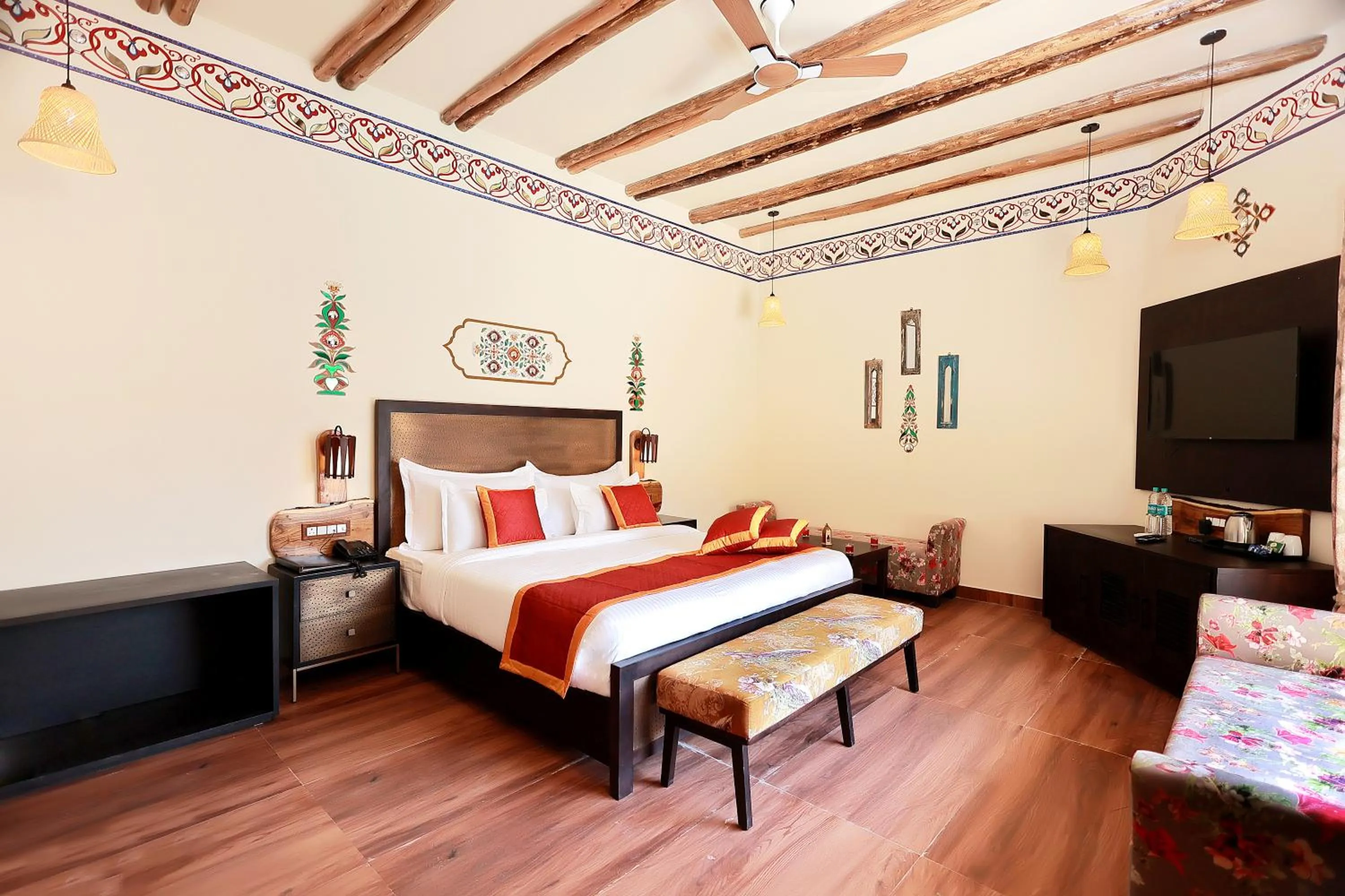 Bedroom, Bed in Nature Village Resort