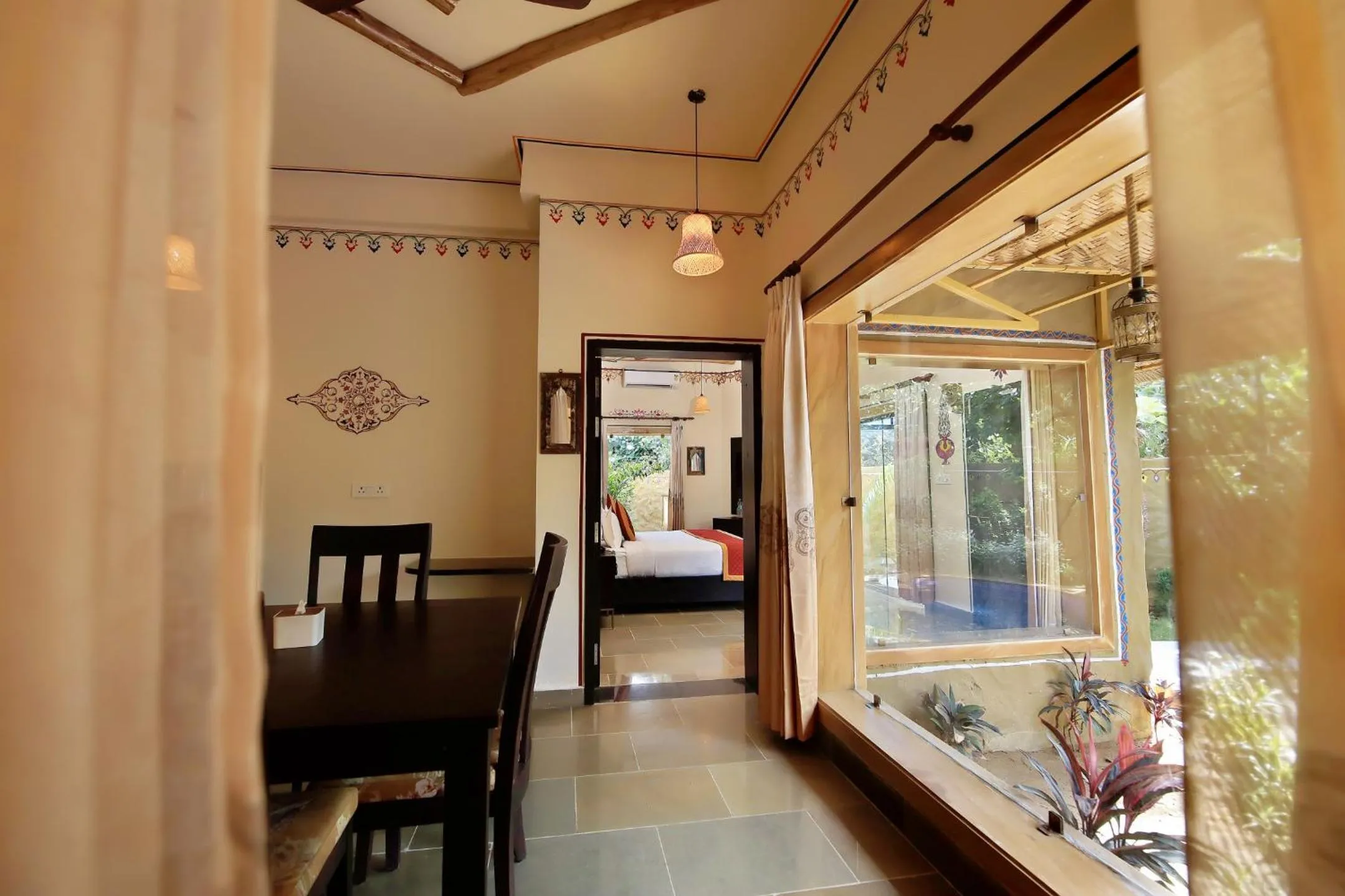 Bed in Nature Village Resort