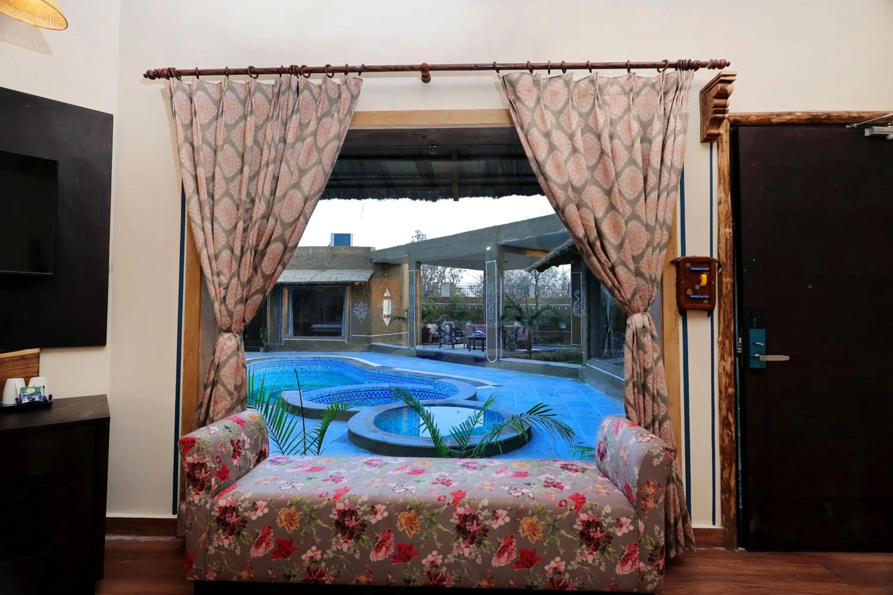 Pool view in Nature Village Resort