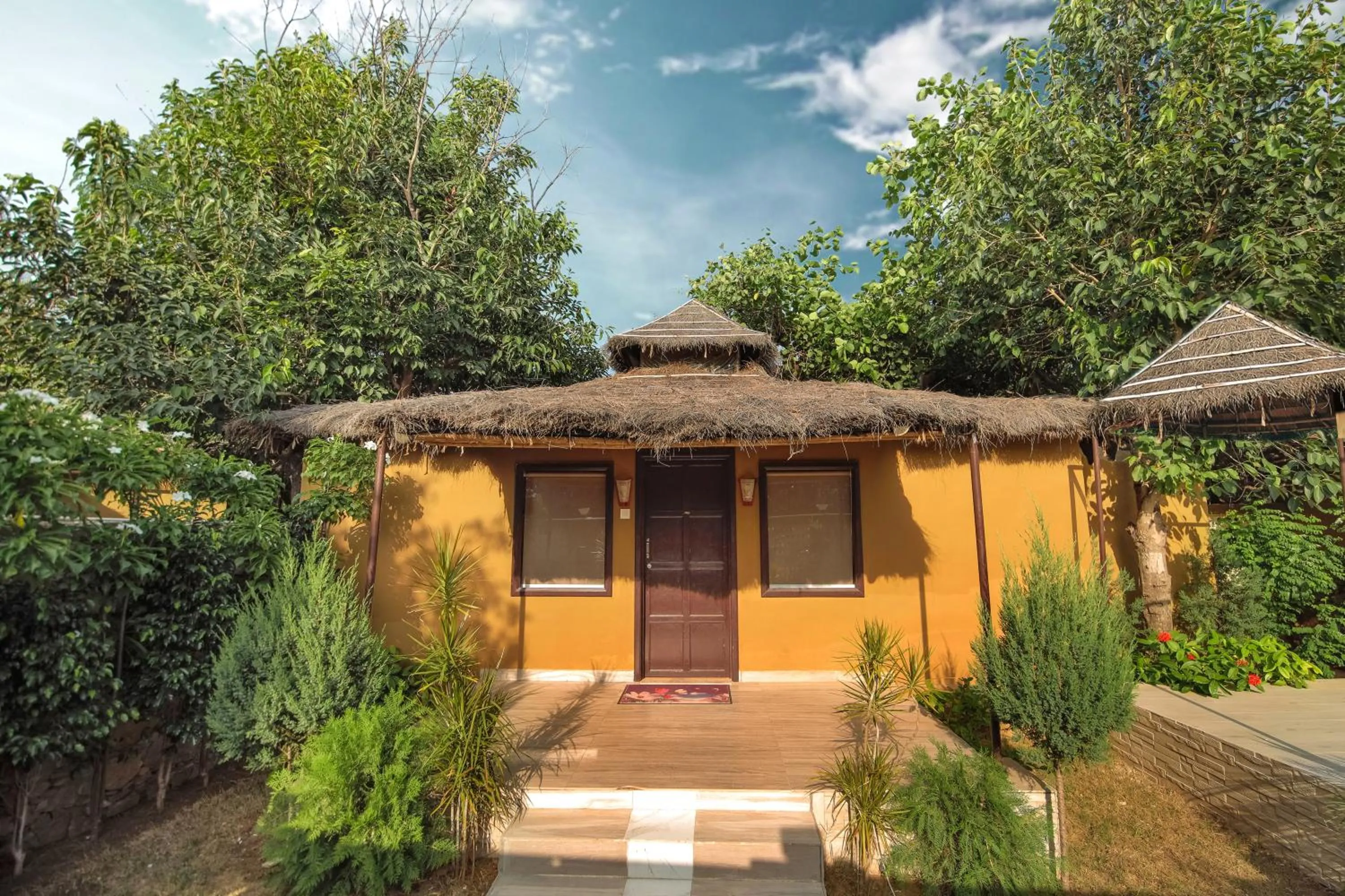 Facade/entrance in Nature Village Resort