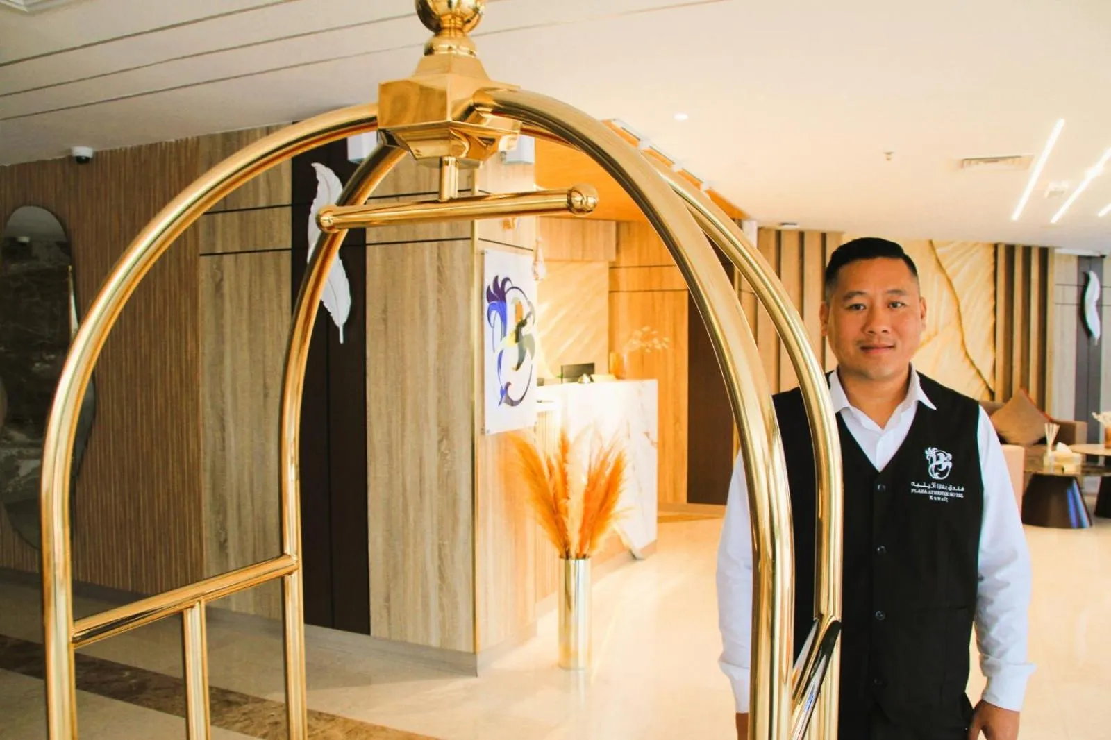 Staff in Plaza Athenee Hotel