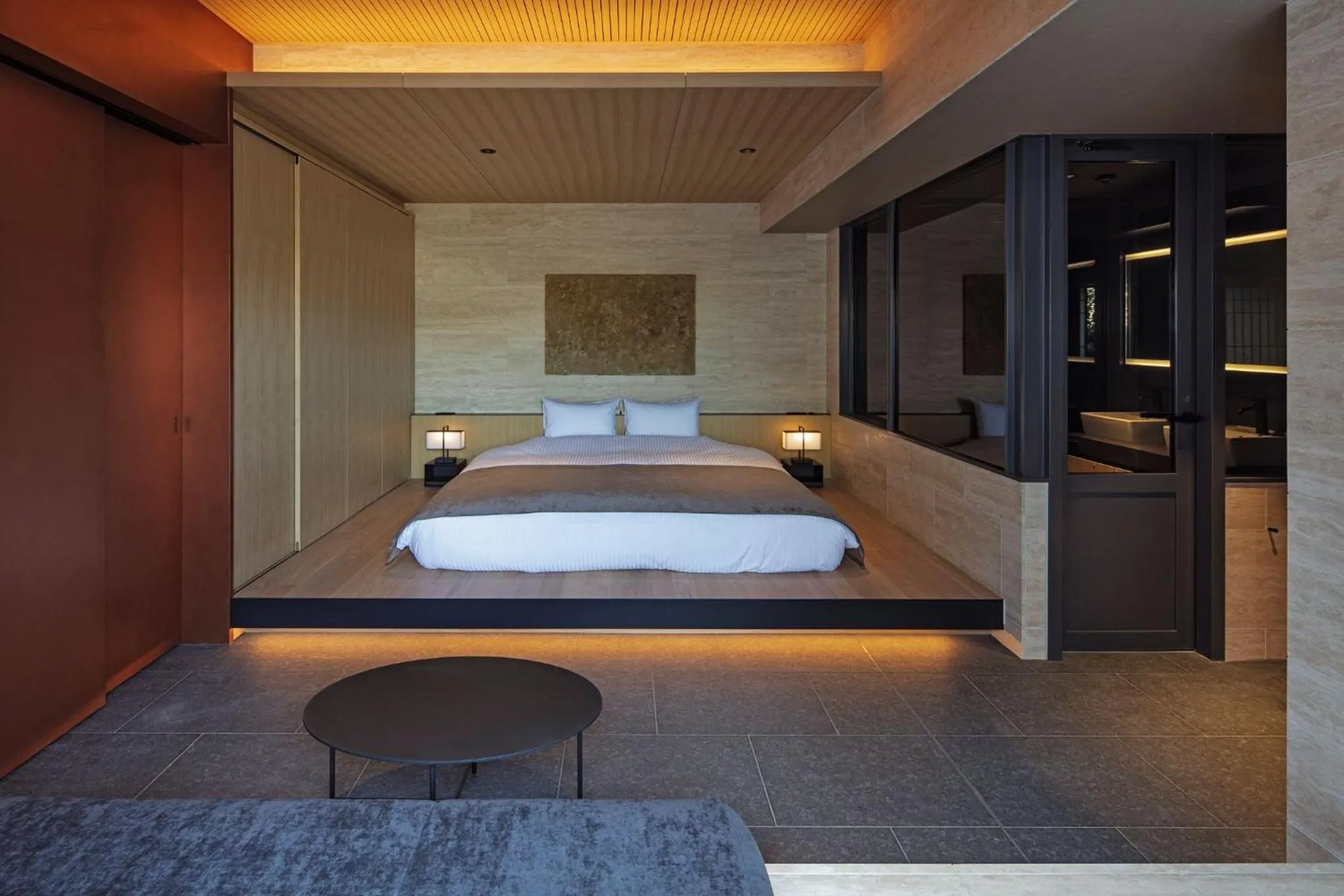 Bed in hotel tou nishinotoin kyoto