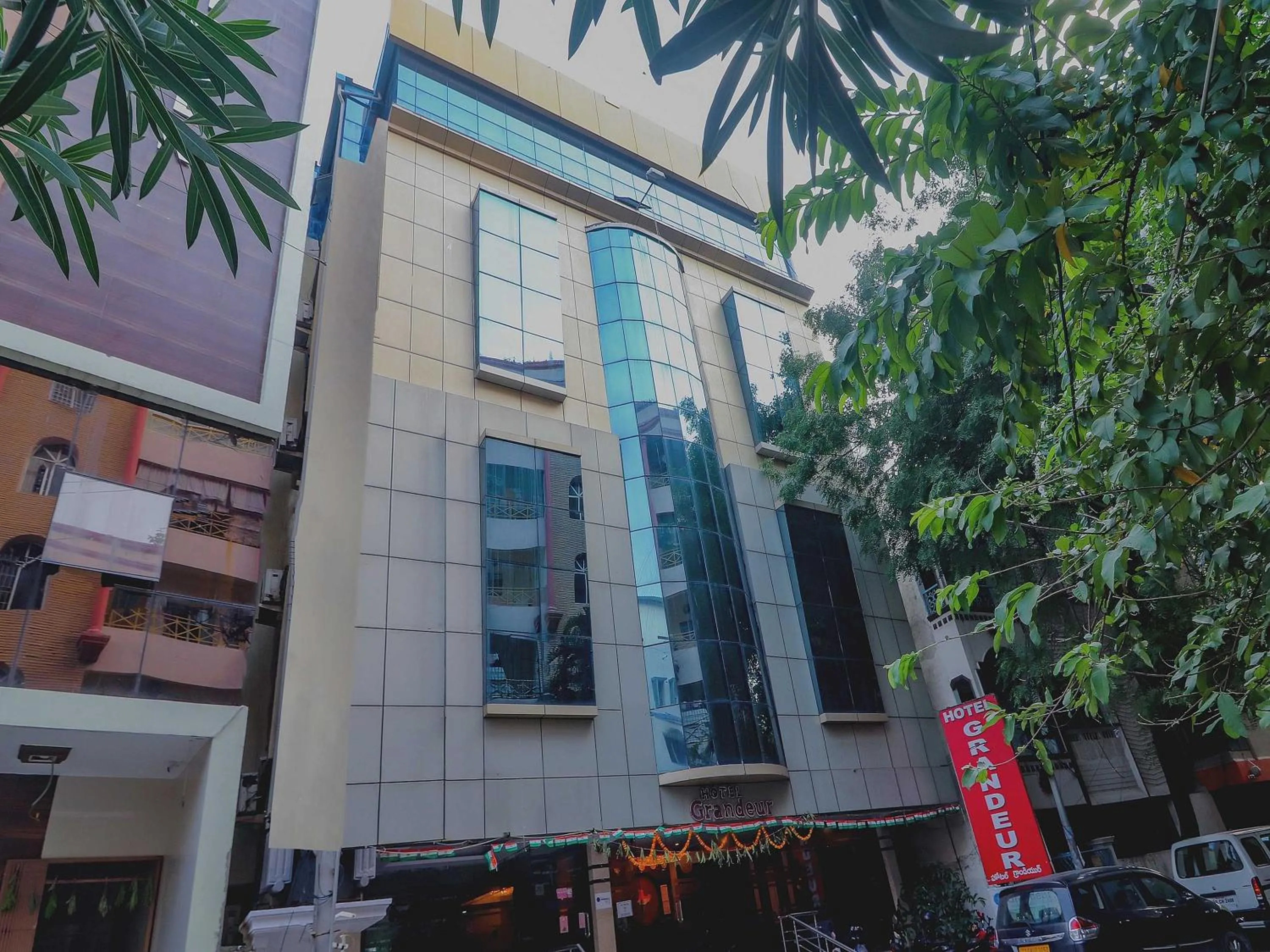 Facade/entrance in Hotel O Grandeur By orbit Hotels Near Chennai shopping mall