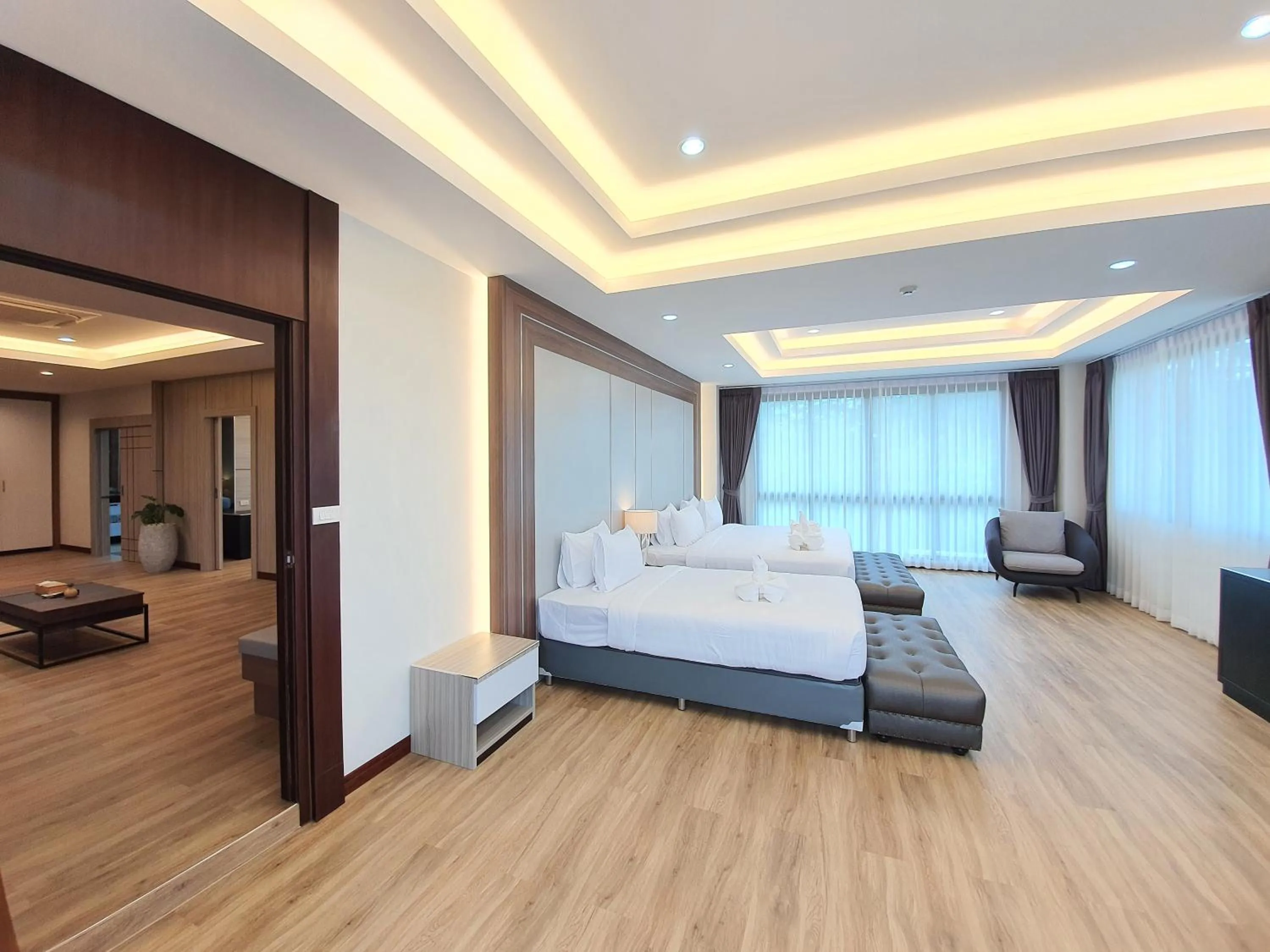 Bed in Soidao Good View Resort