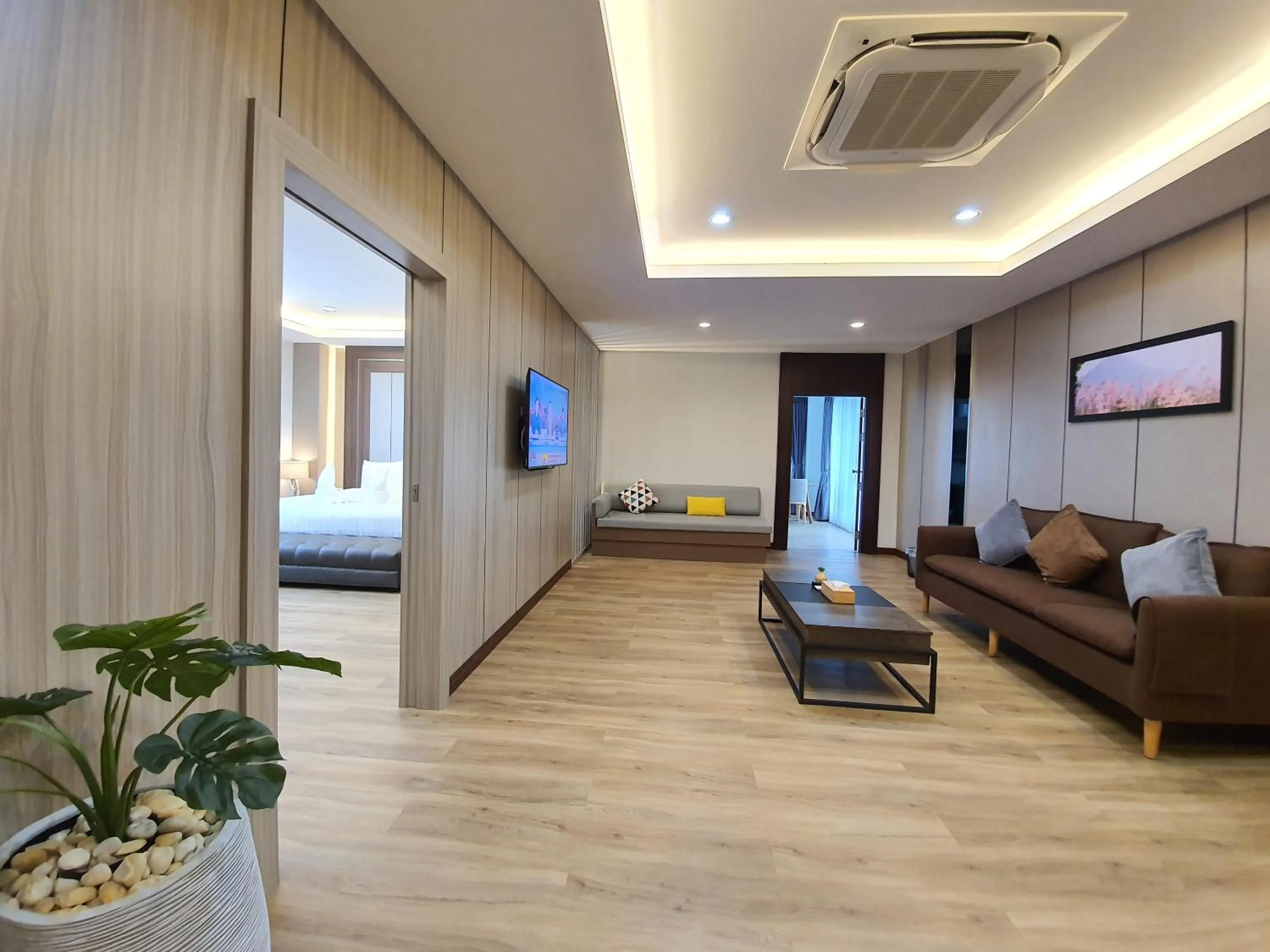 TV and multimedia, Bed in Soidao Good View Resort