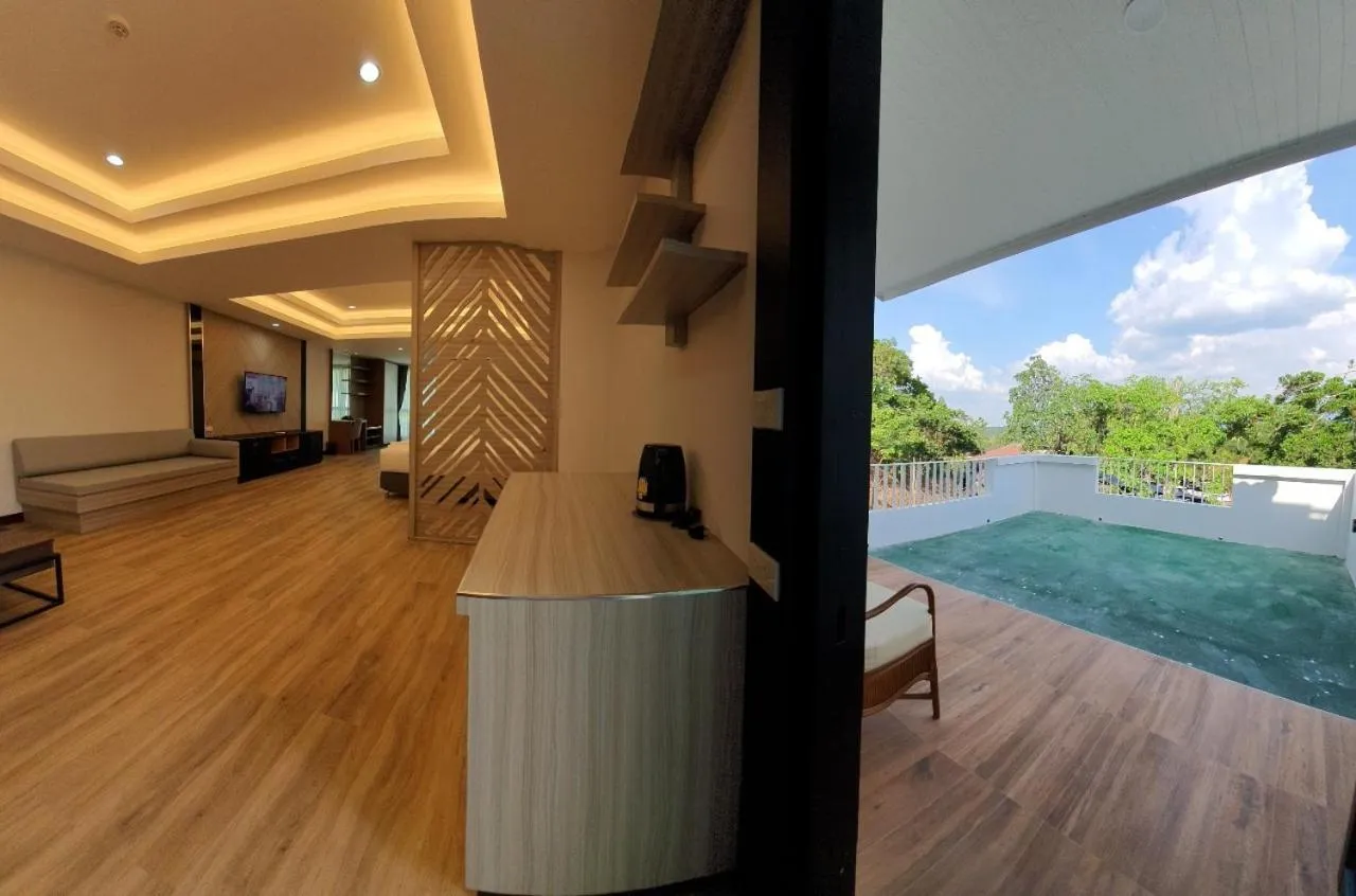 Balcony/Terrace in Soidao Good View Resort