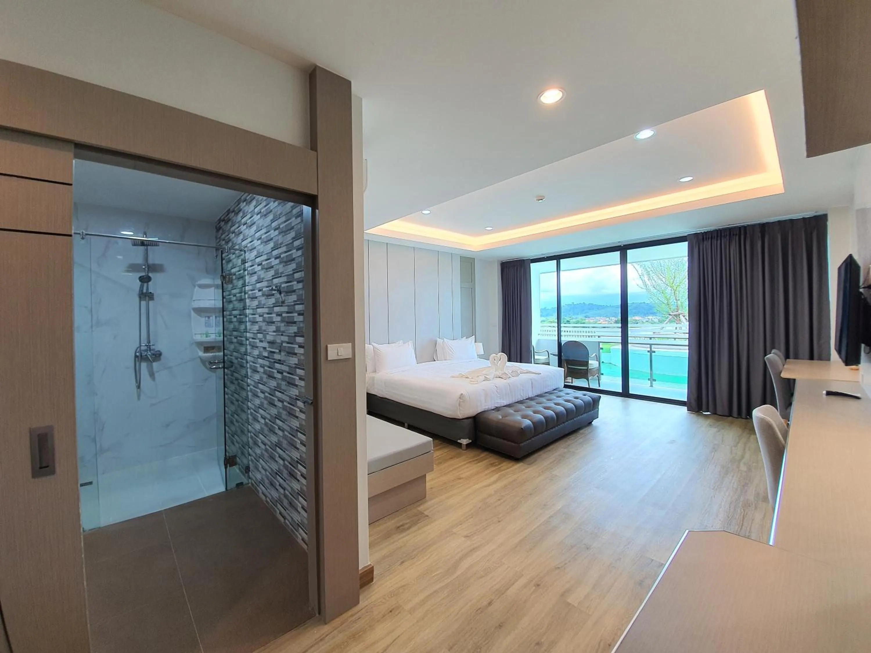 Bed in Soidao Good View Resort