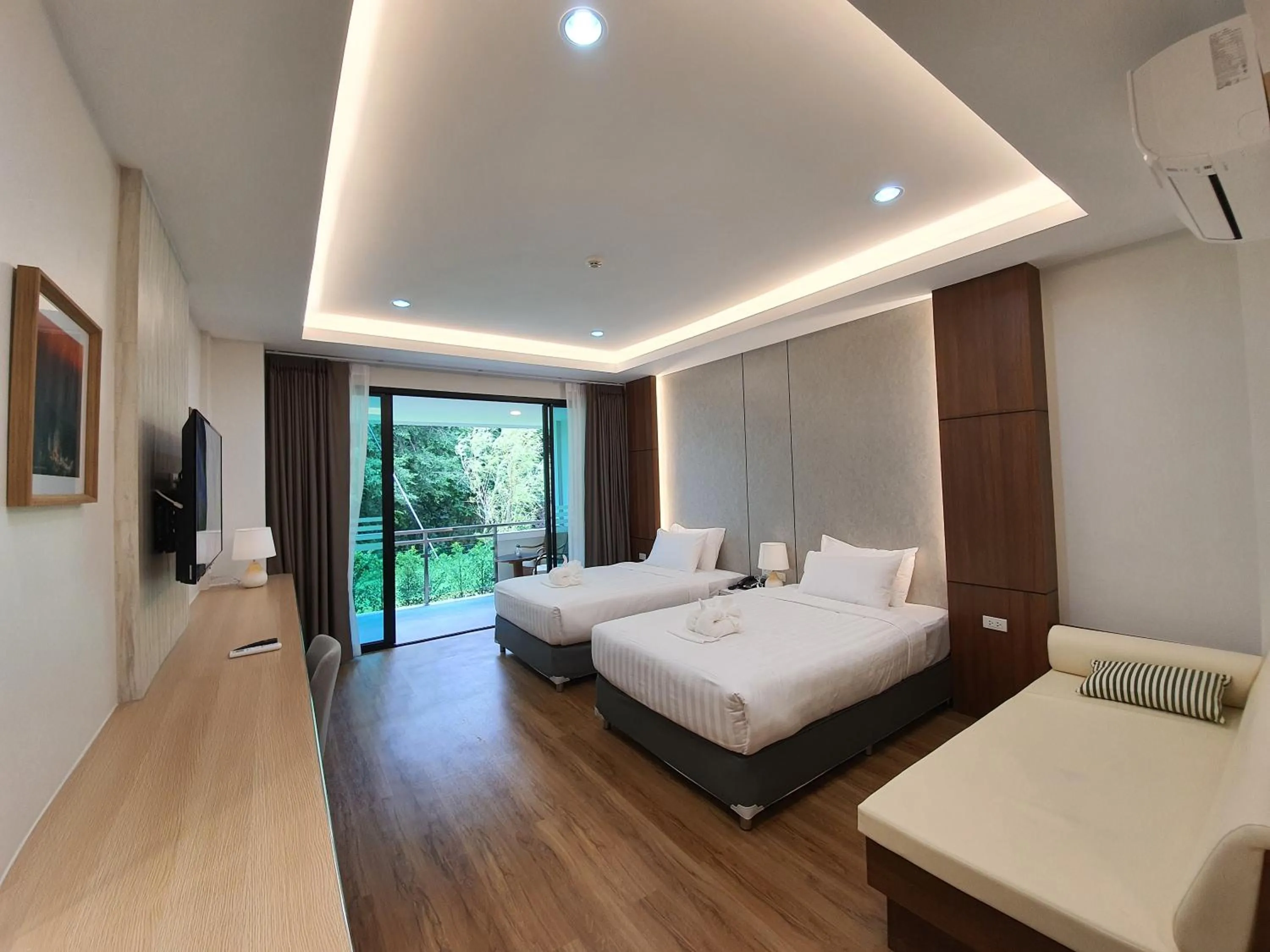 Bed in Soidao Good View Resort