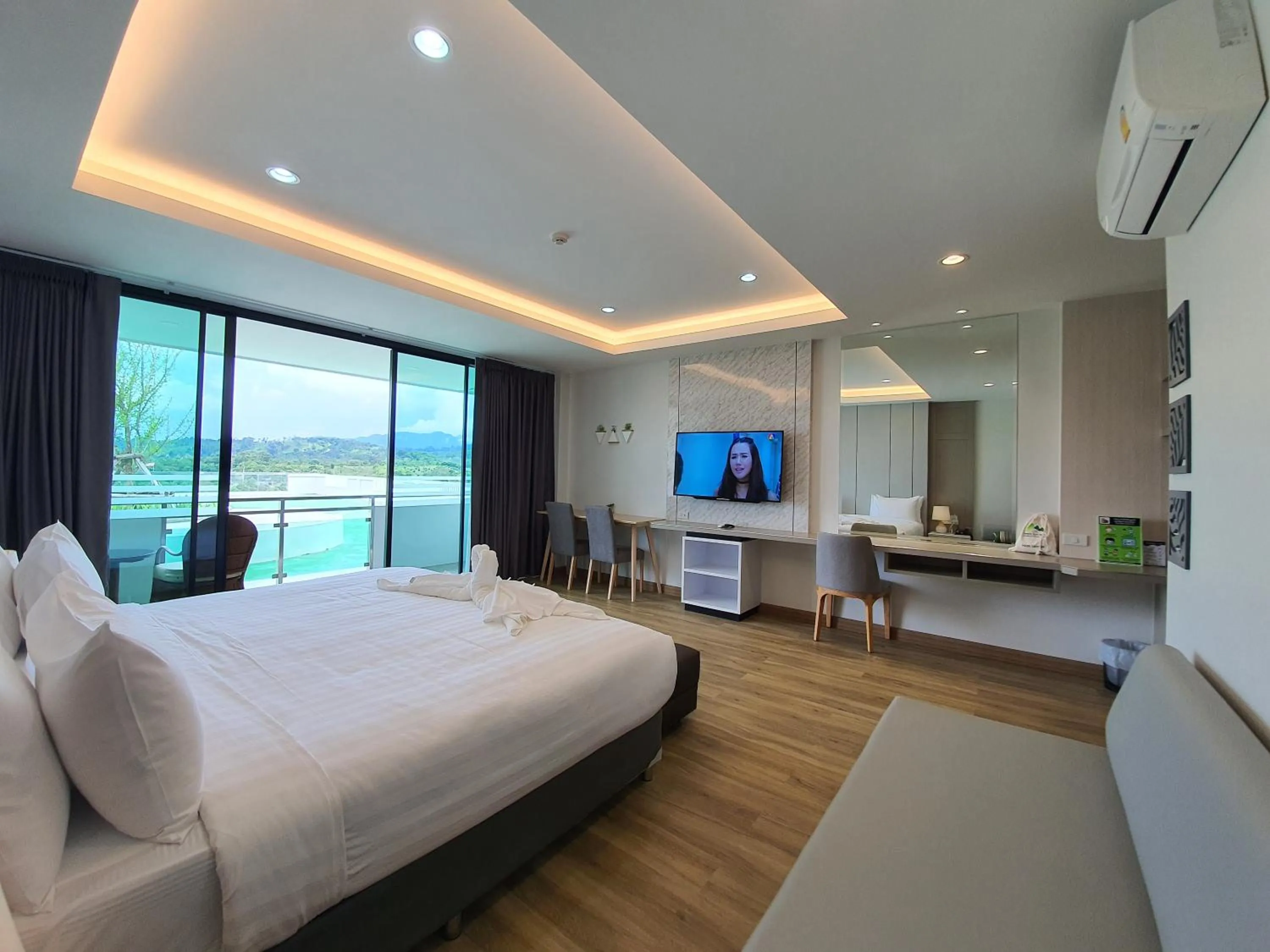 Bed in Soidao Good View Resort