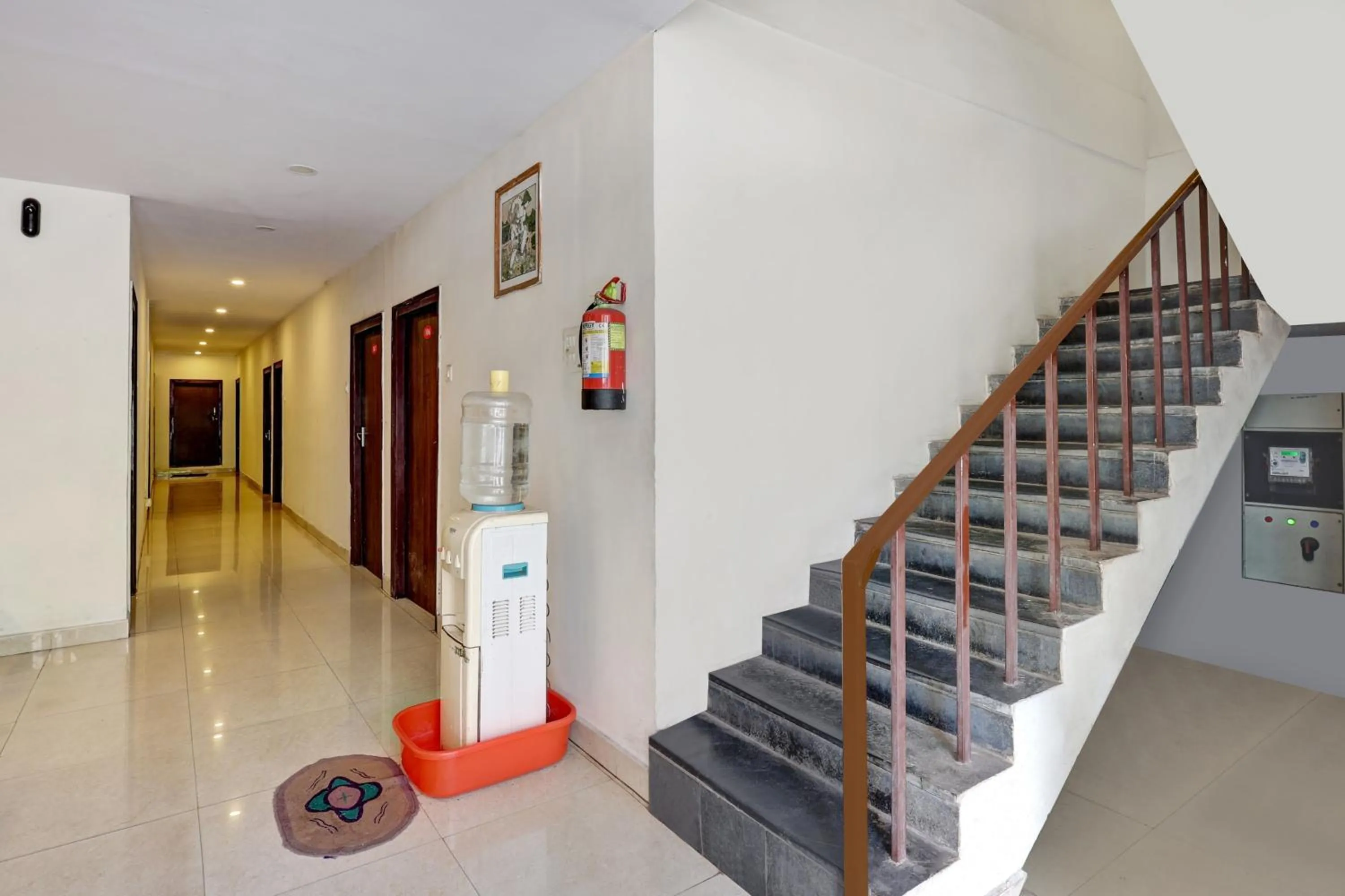 Lobby or reception in Super Collection O jagadamba Junction near Beach Road
