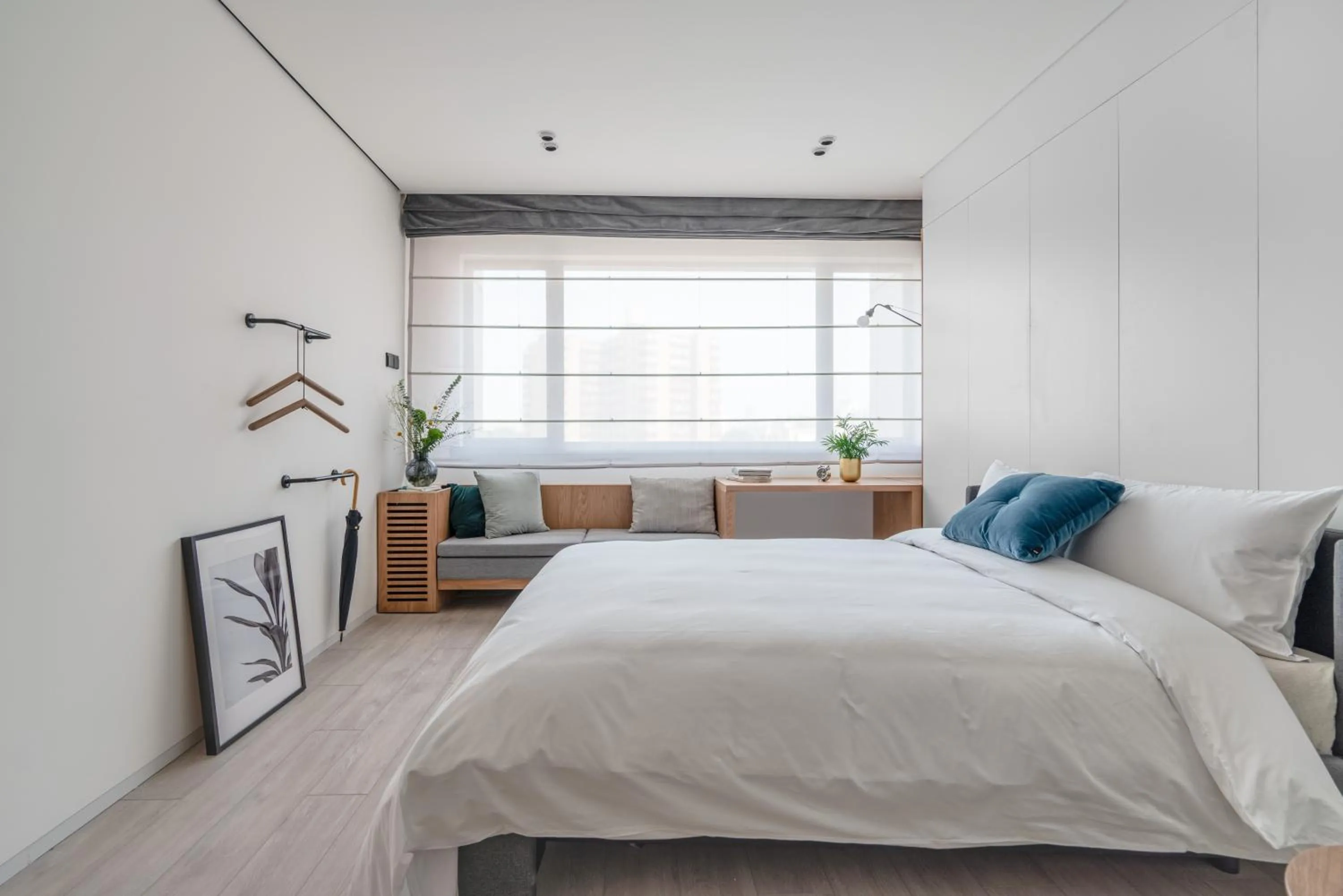 Bed in Stey Beijing Sanlitun Boutique Hotel