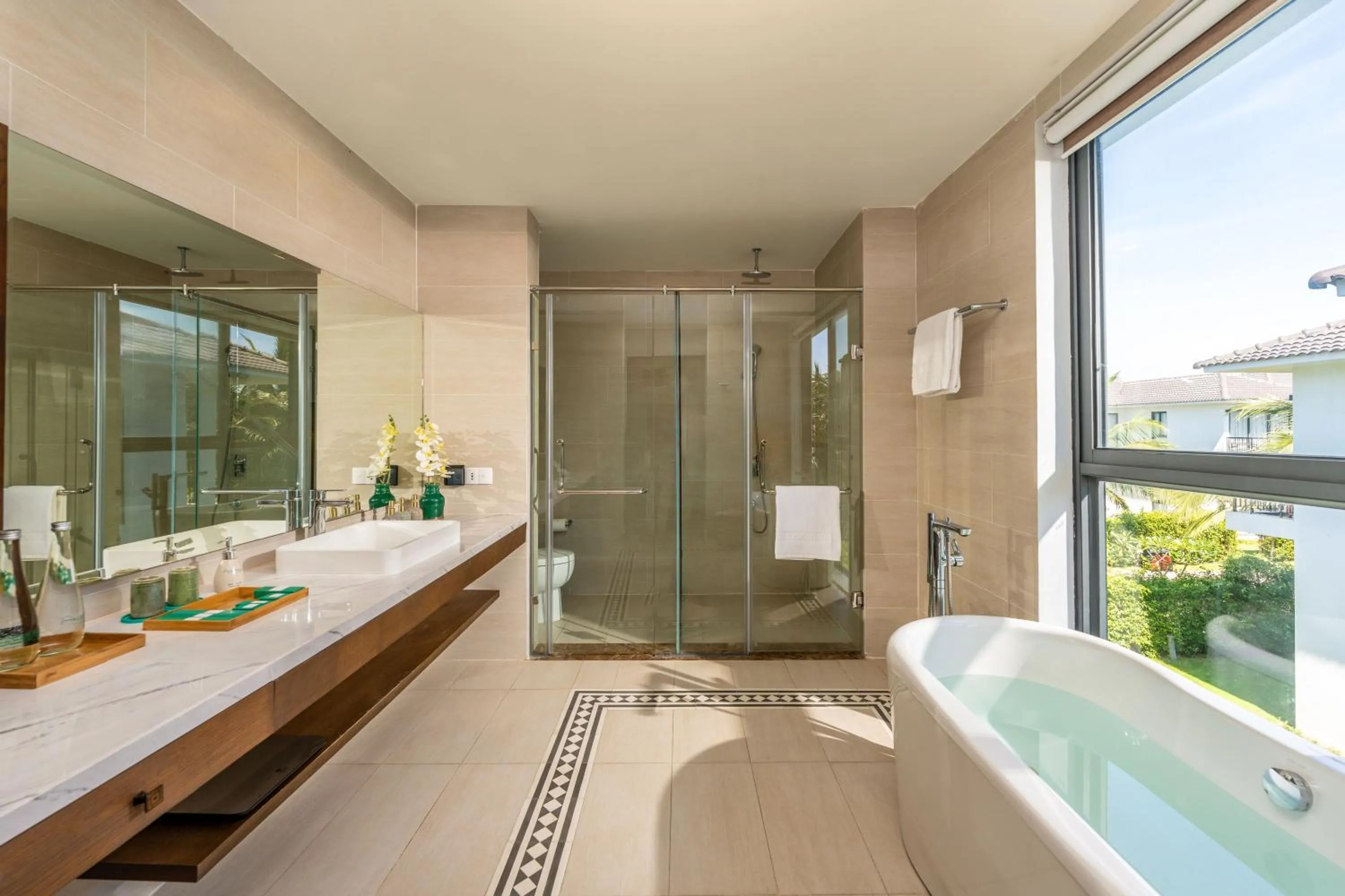 Shower in Andochine Villas Resort & Spa Phu Quoc - All Villas with Private Pool