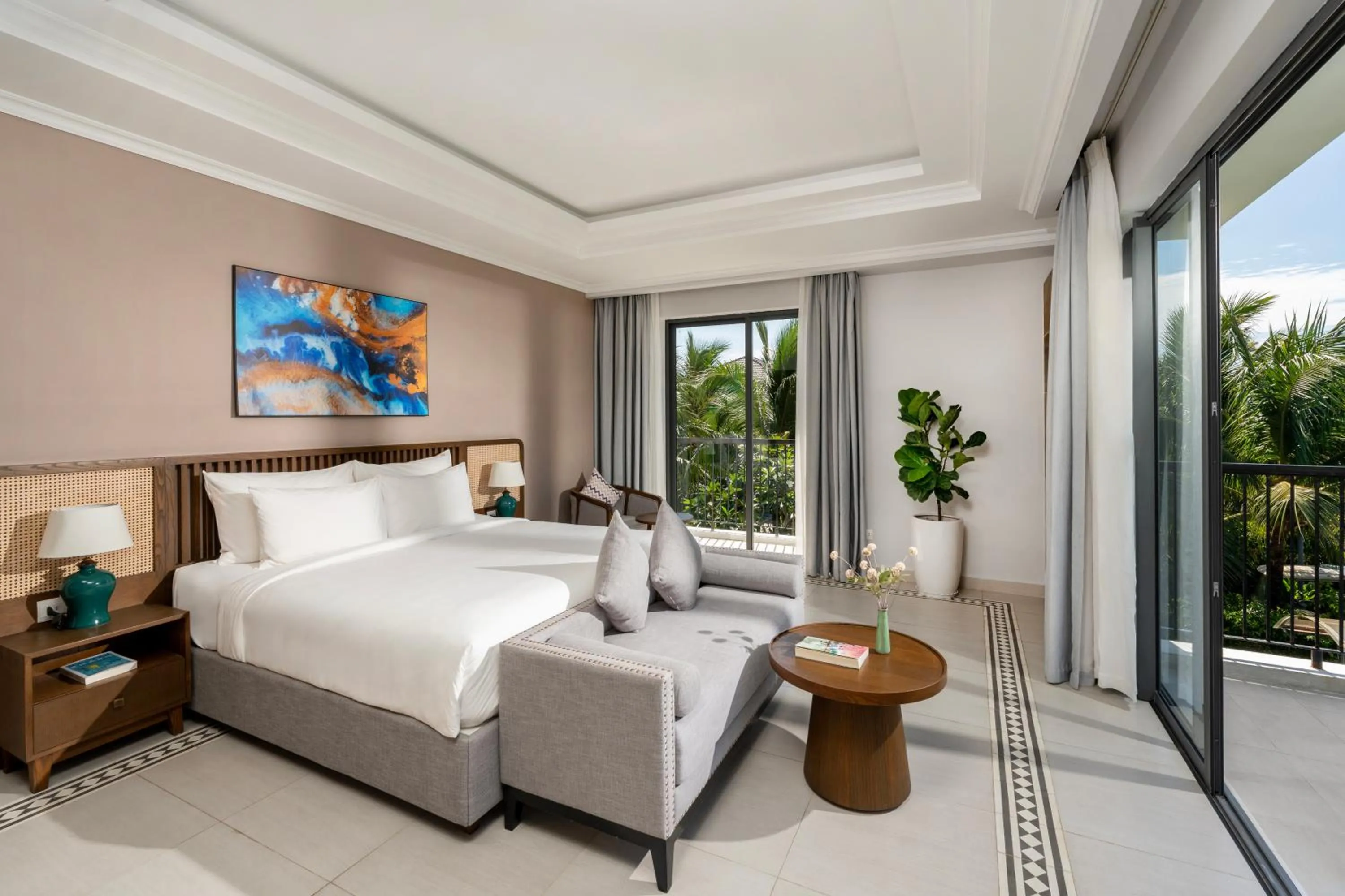 Bed in Andochine Villas Resort & Spa Phu Quoc - All Villas with Private Pool