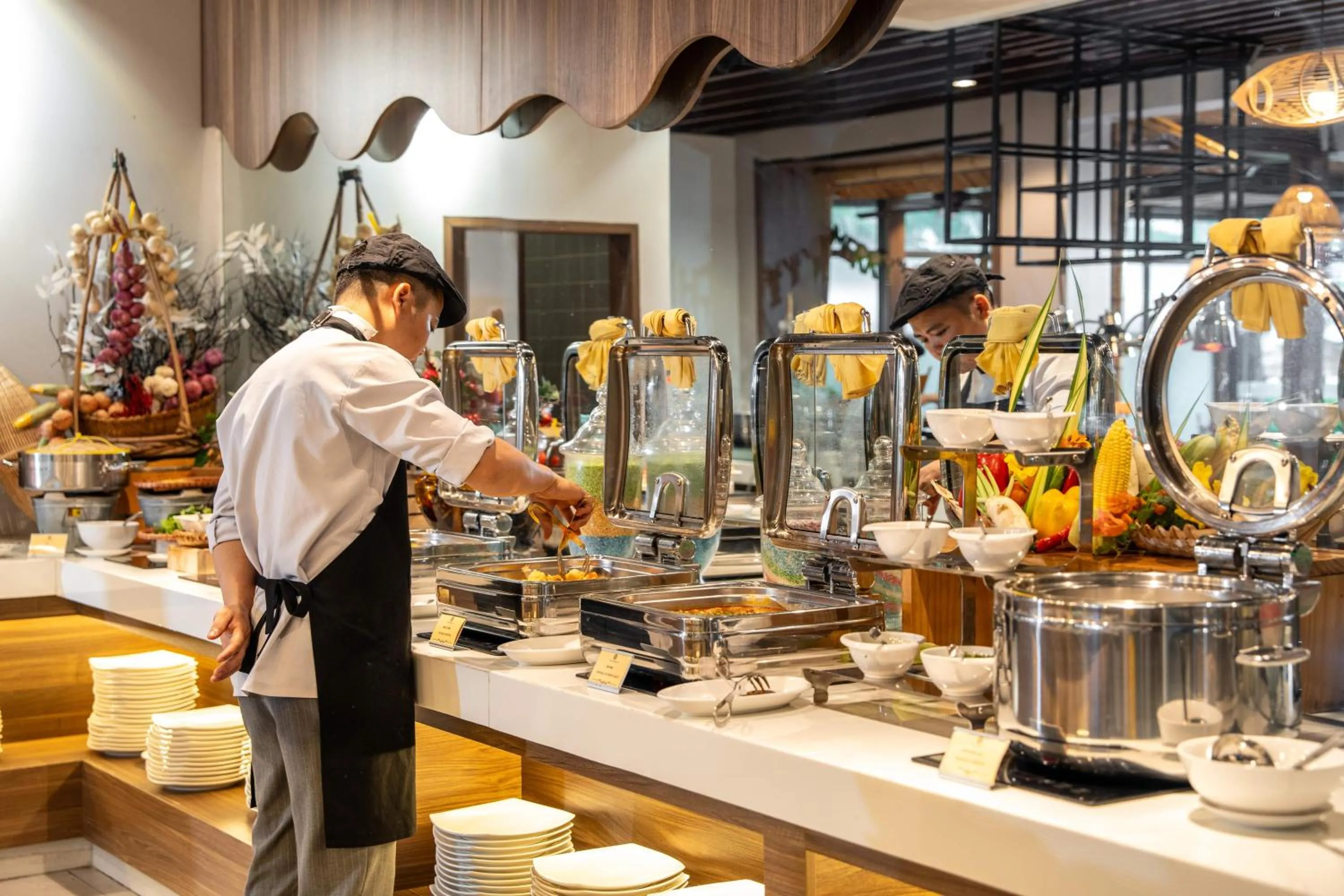 Breakfast in Andochine Villas Resort & Spa Phu Quoc - All Villas with Private Pool