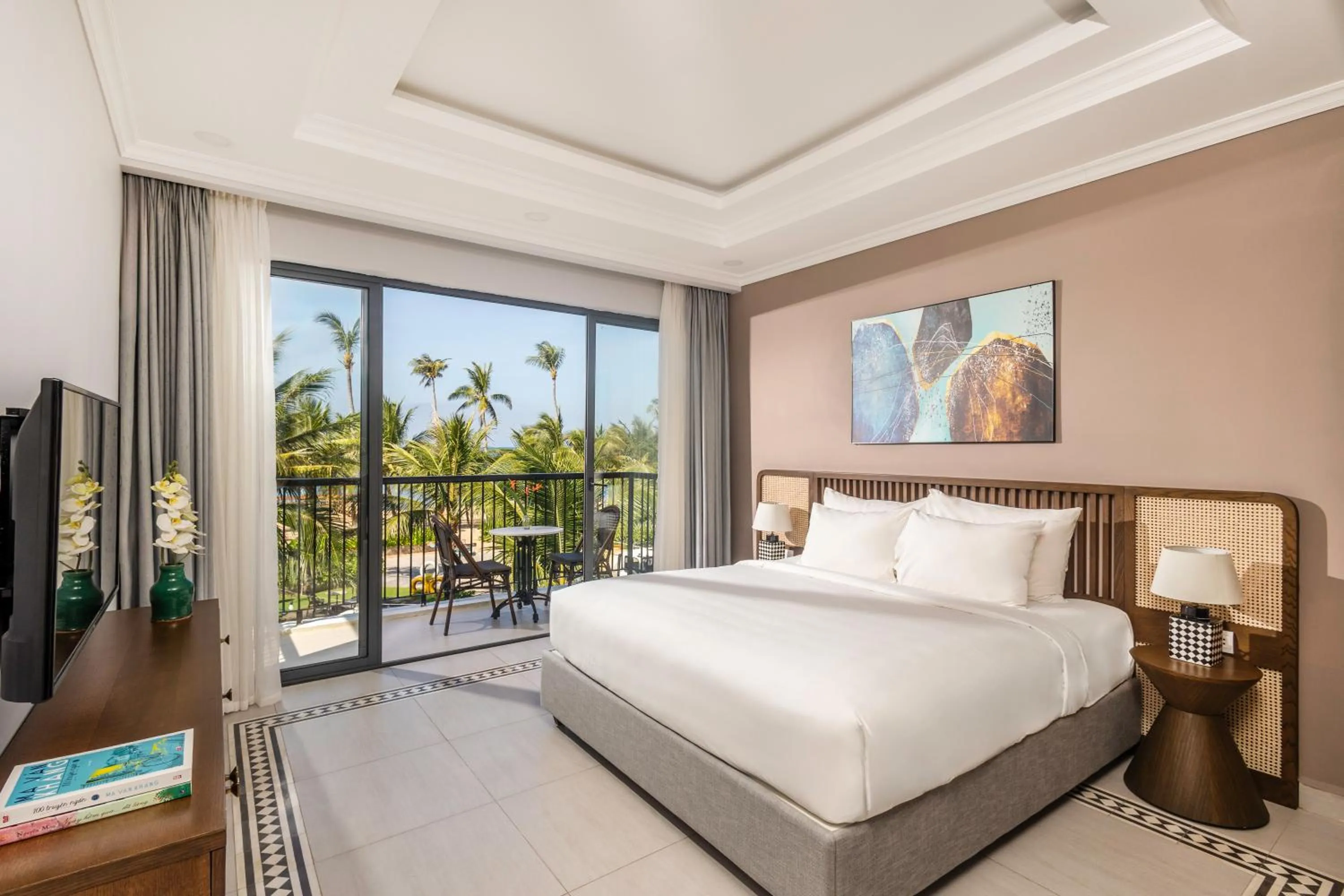 Bedroom, Bed in Andochine Villas Resort & Spa Phu Quoc - All Villas with Private Pool