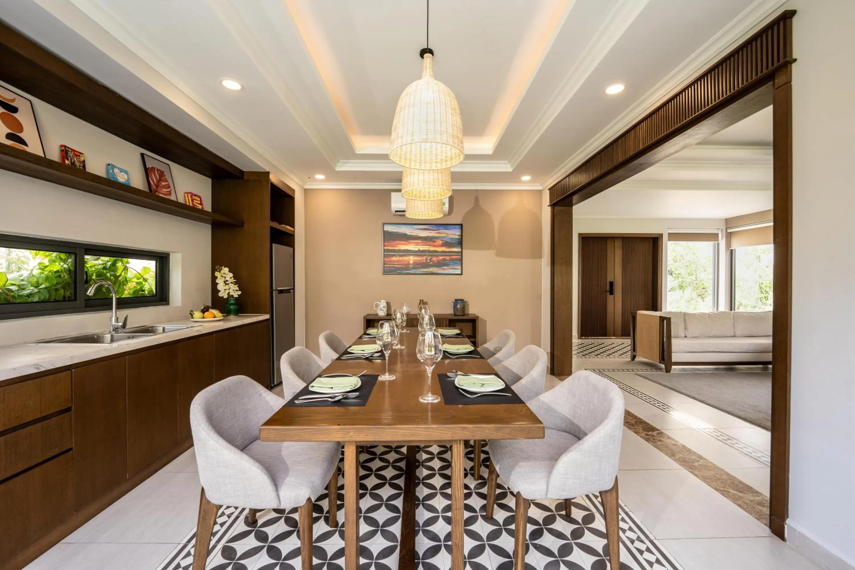 stove in Andochine Villas Resort & Spa Phu Quoc - All Villas with Private Pool