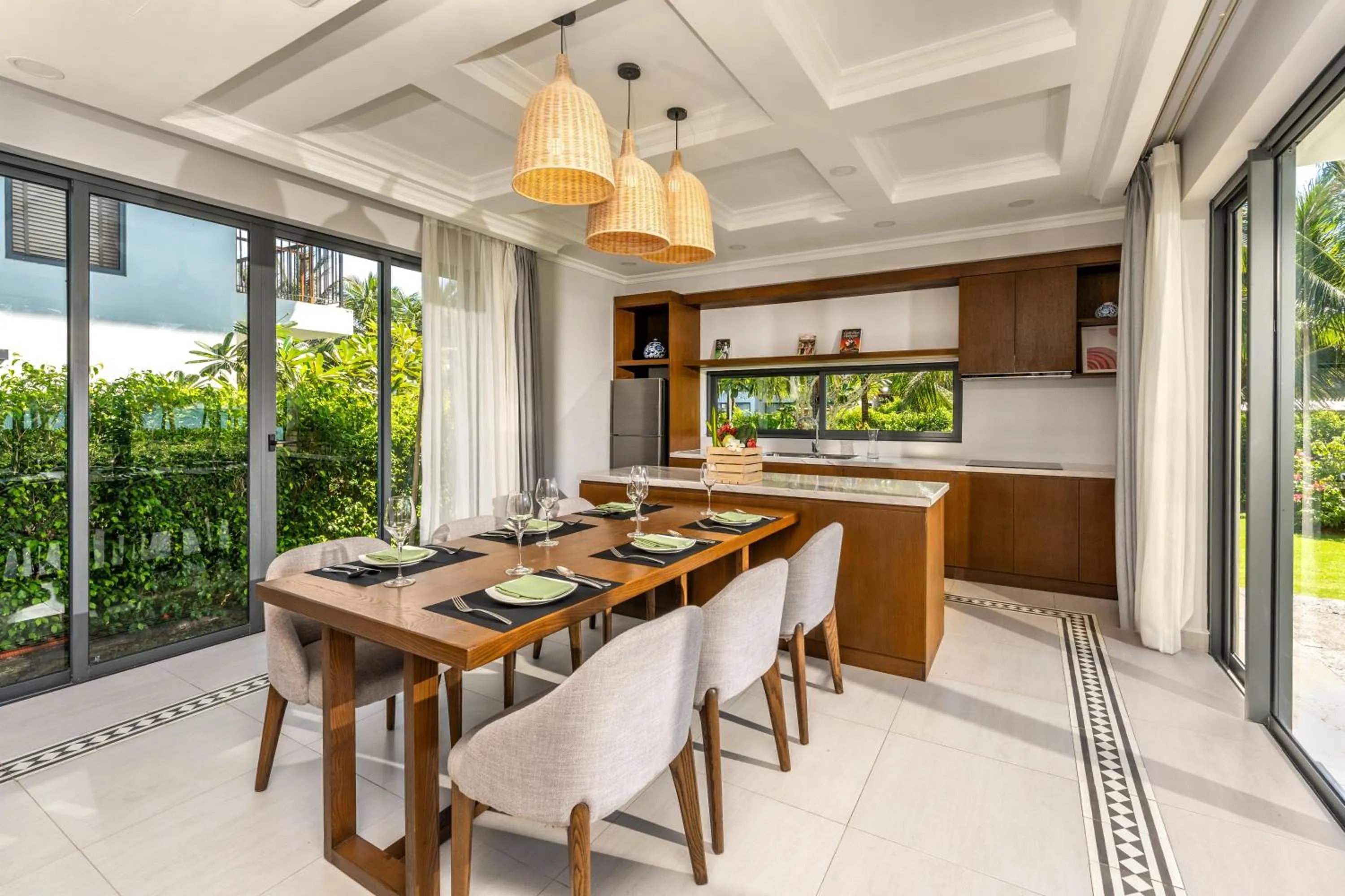 Dining area in Andochine Villas Resort & Spa Phu Quoc - All Villas with Private Pool