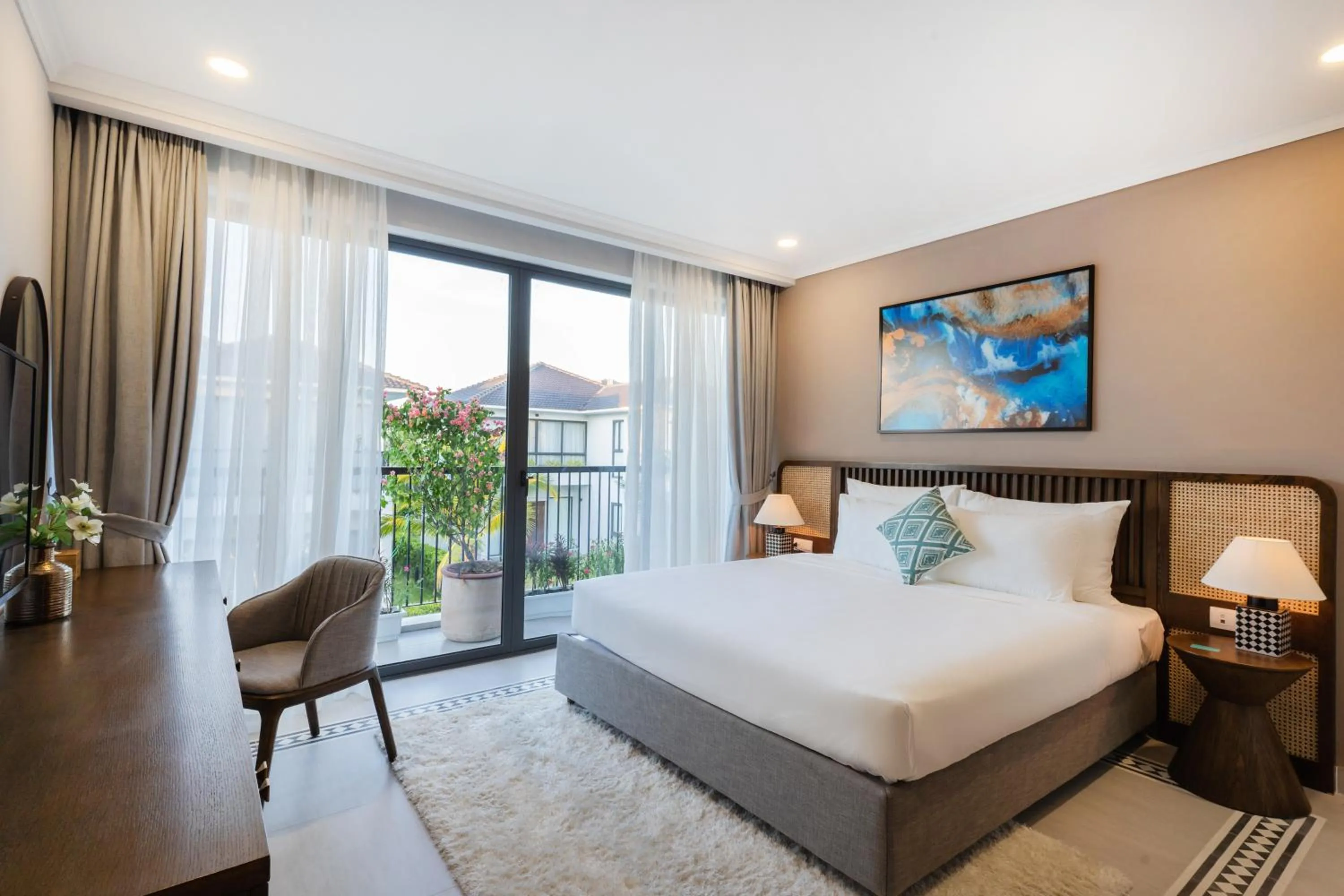 Bed in Andochine Villas Resort & Spa Phu Quoc - All Villas with Private Pool