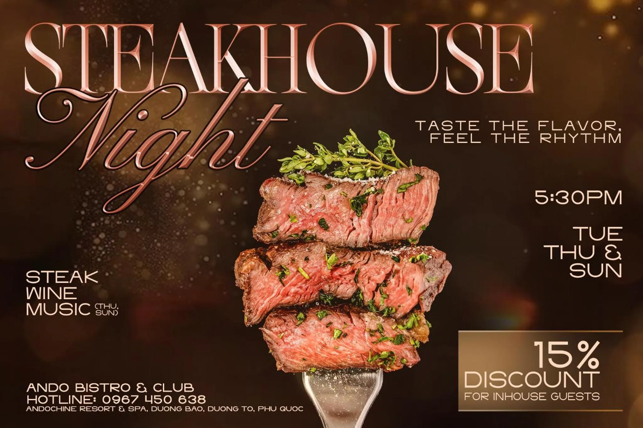 Restaurant/places to eat in Andochine Villas Resort & Spa Phu Quoc - All Villas with Private Pool