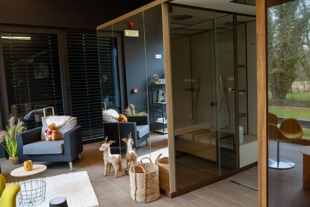 Spa and wellness centre/facilities in Les Chambres du Vieux Château