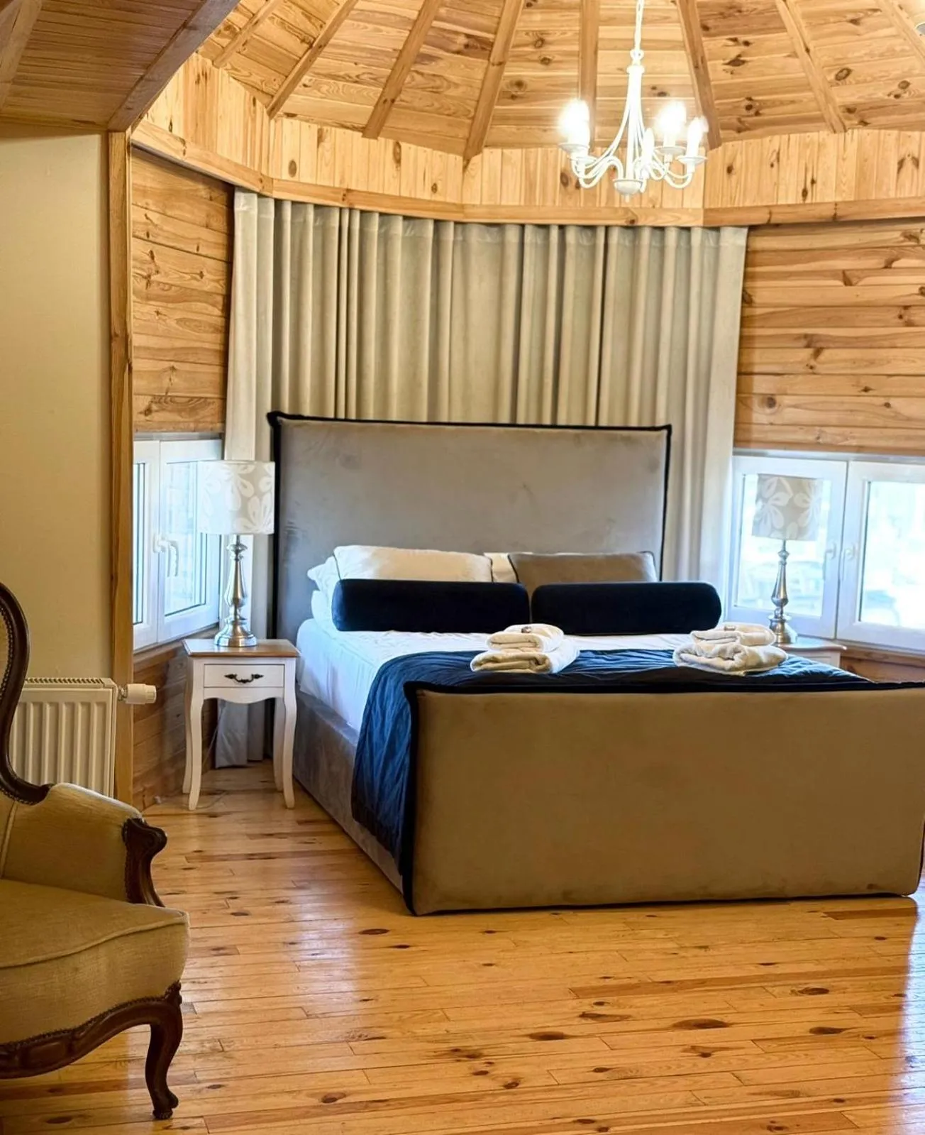 Bed in Skansen Bicz Resort