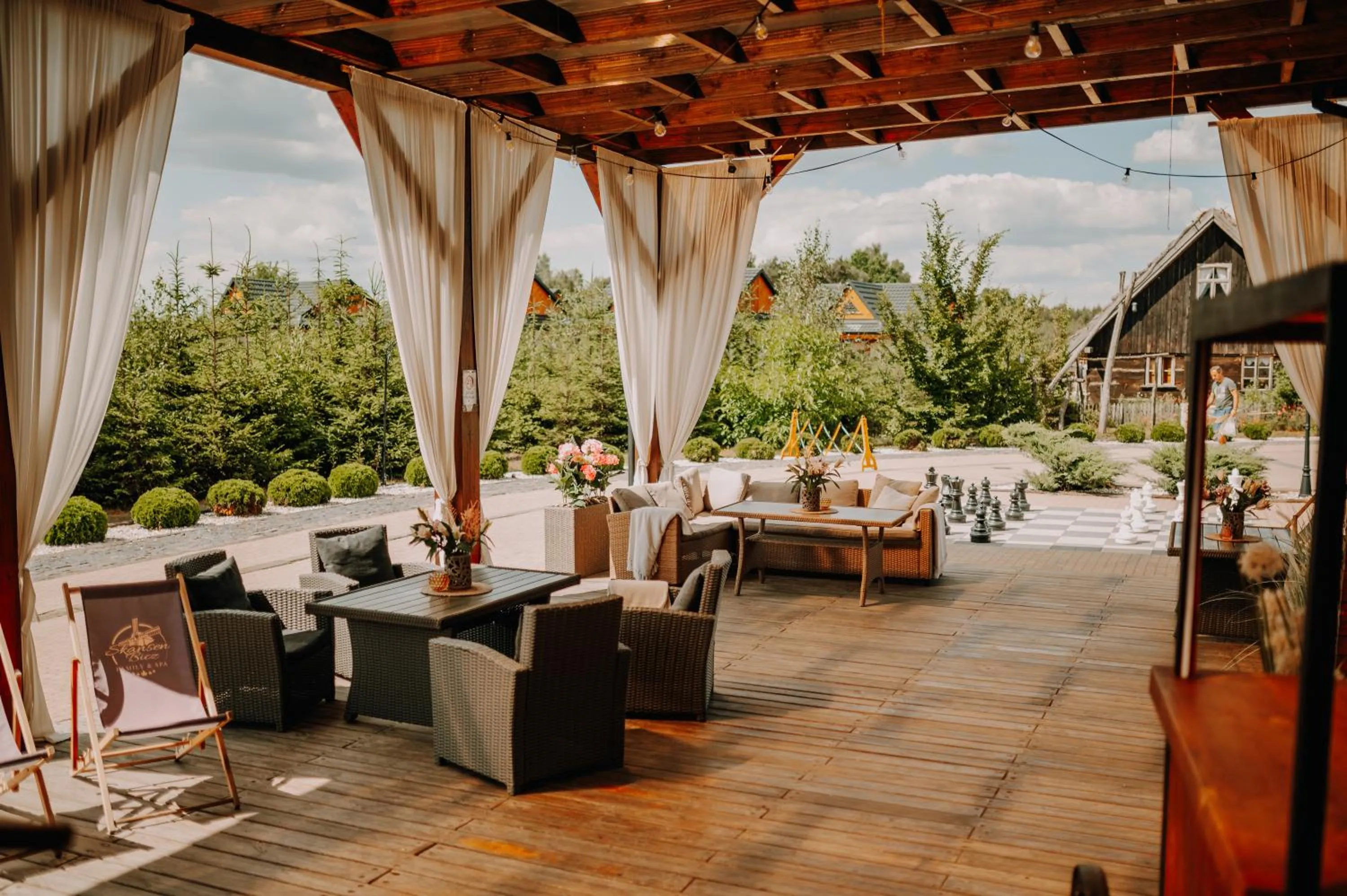 Garden in Skansen Bicz Resort