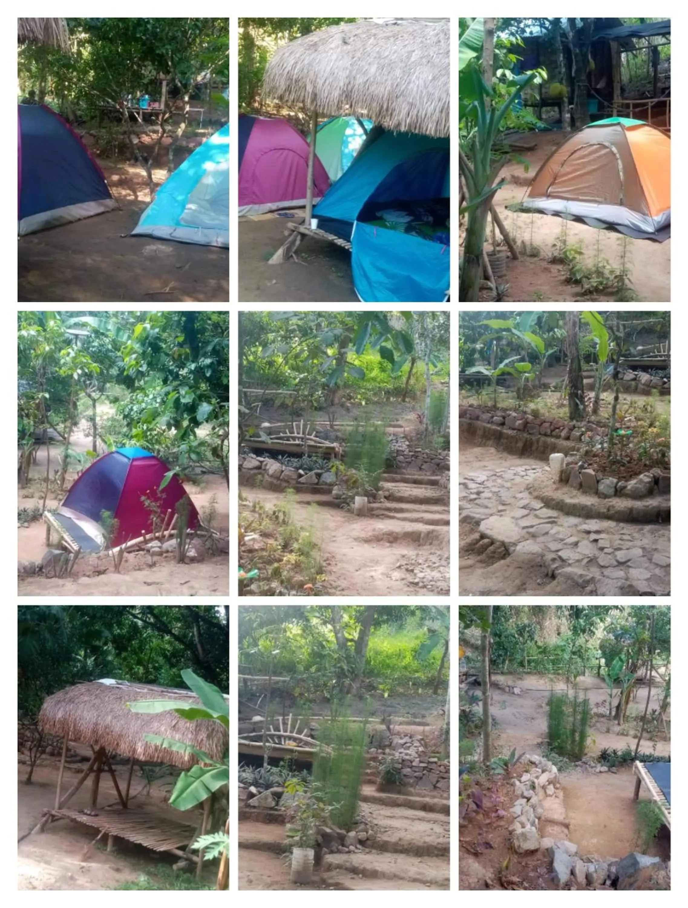 Raw Camping at Camping Paradise Singalong Mountain Garden