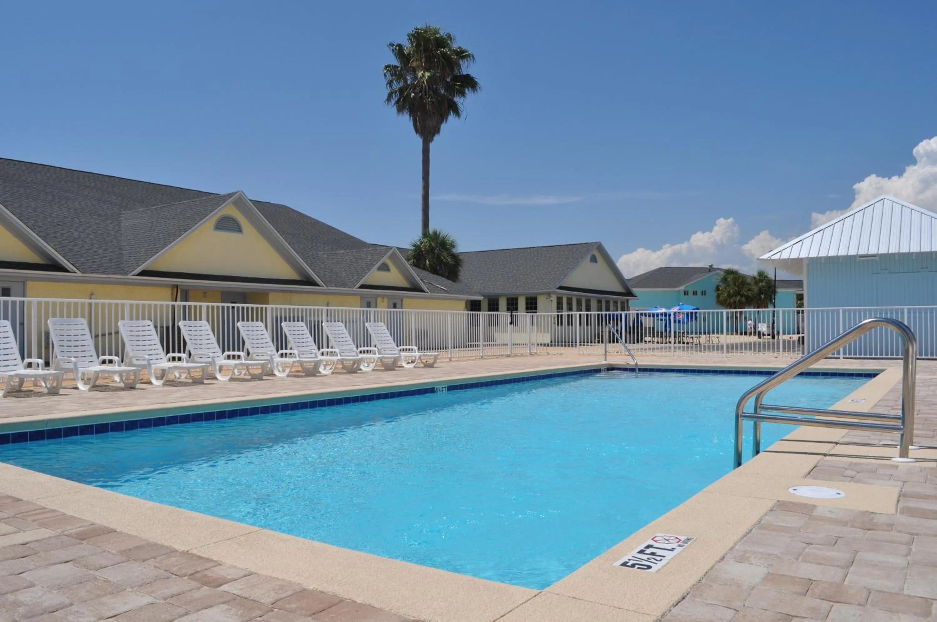 Swimming Pool in Travelodge by Wyndham Panama City Beach / Beachfront