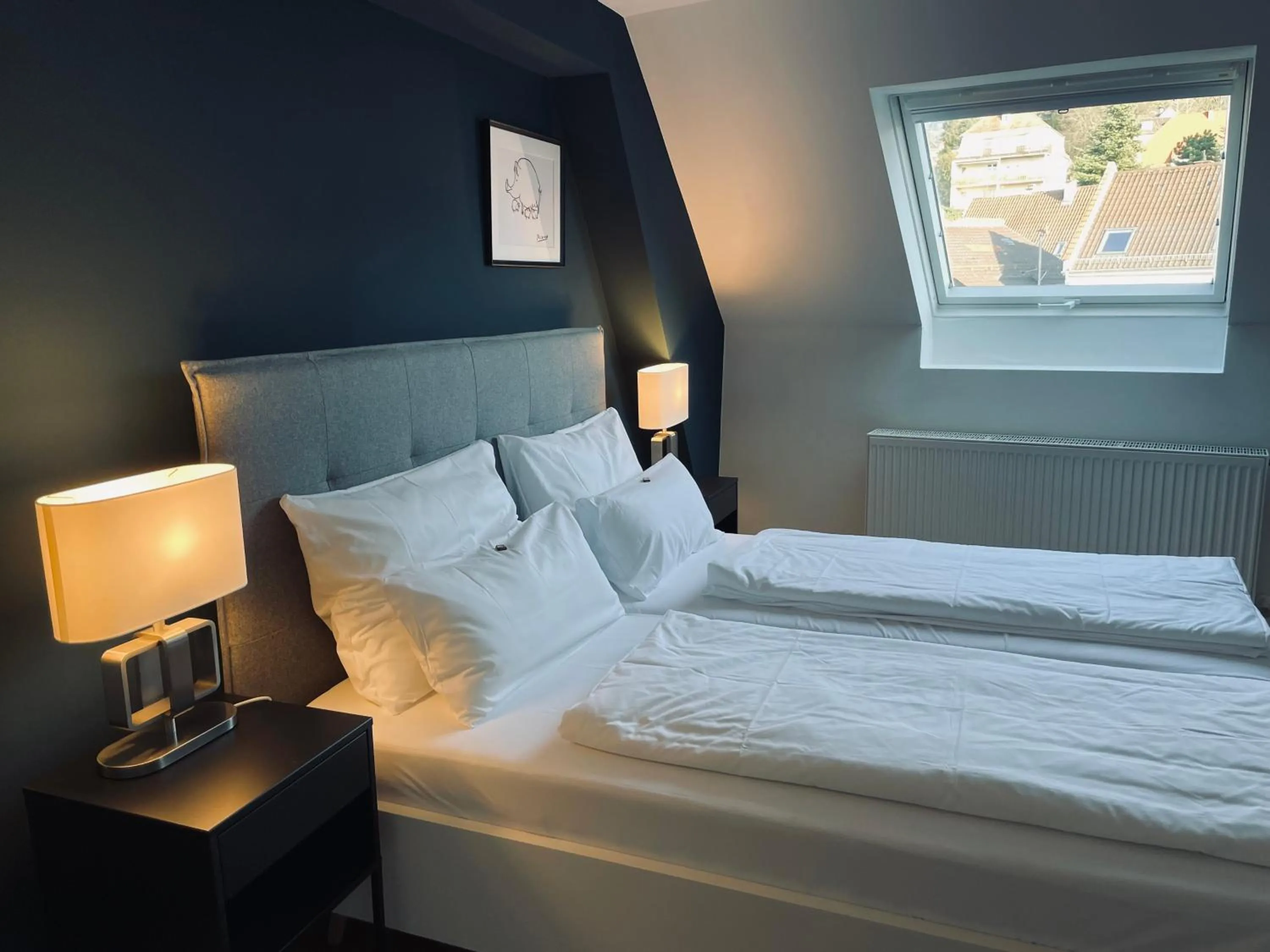 Bed in DK Hotel Heidelberg