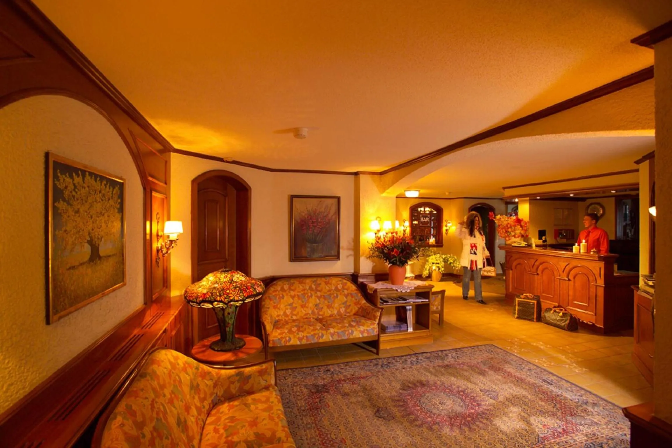 Lobby or reception, Bed in Antares Hotel