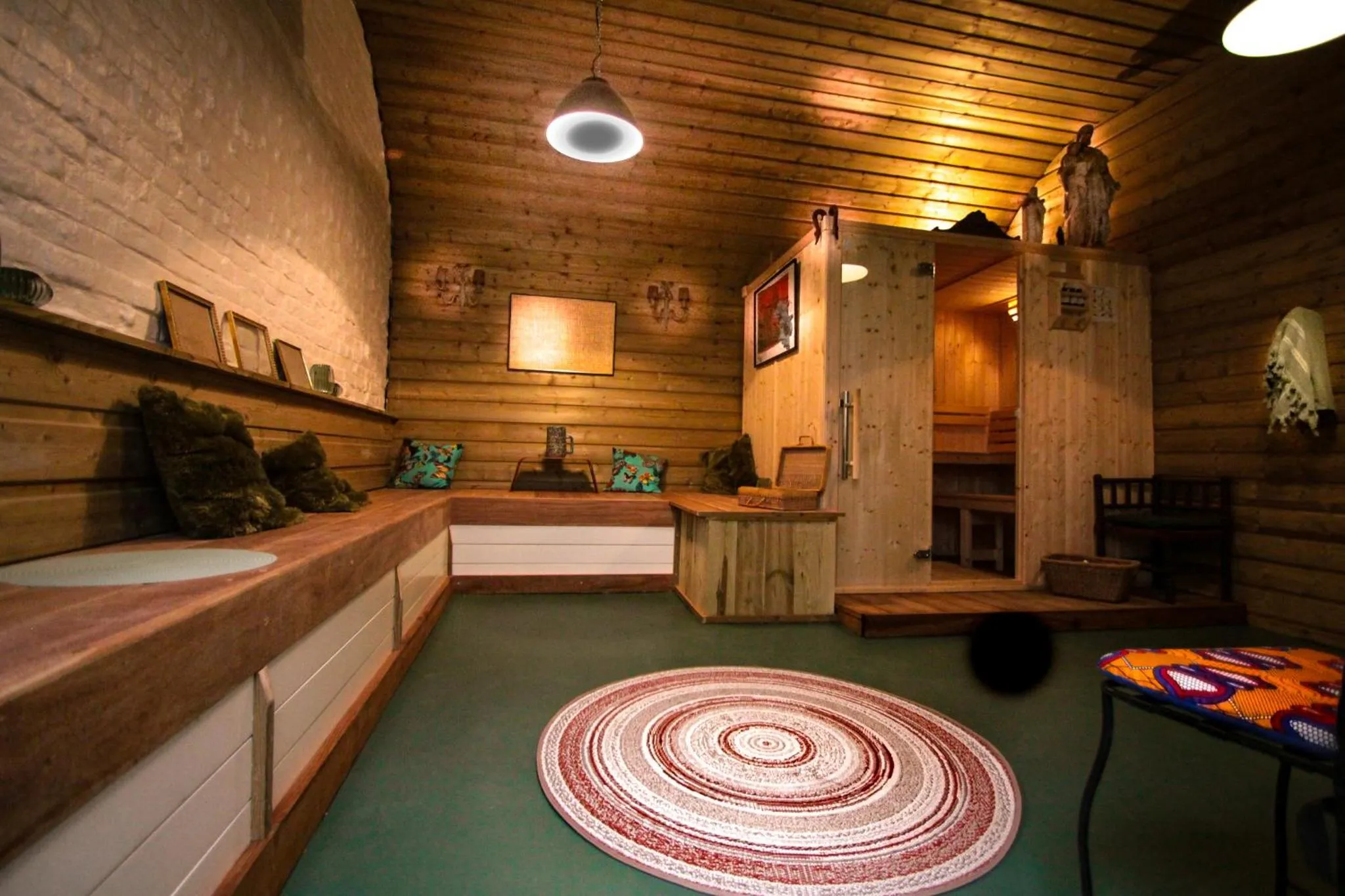 Sauna in JARDIN D'HIVER CASSEL Suite de 70 m2