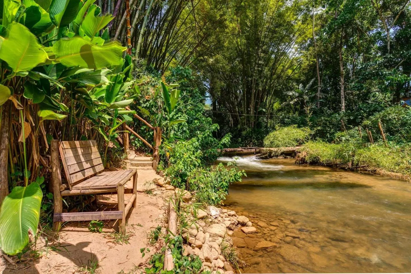 Garden in Pousada Entre Folhas