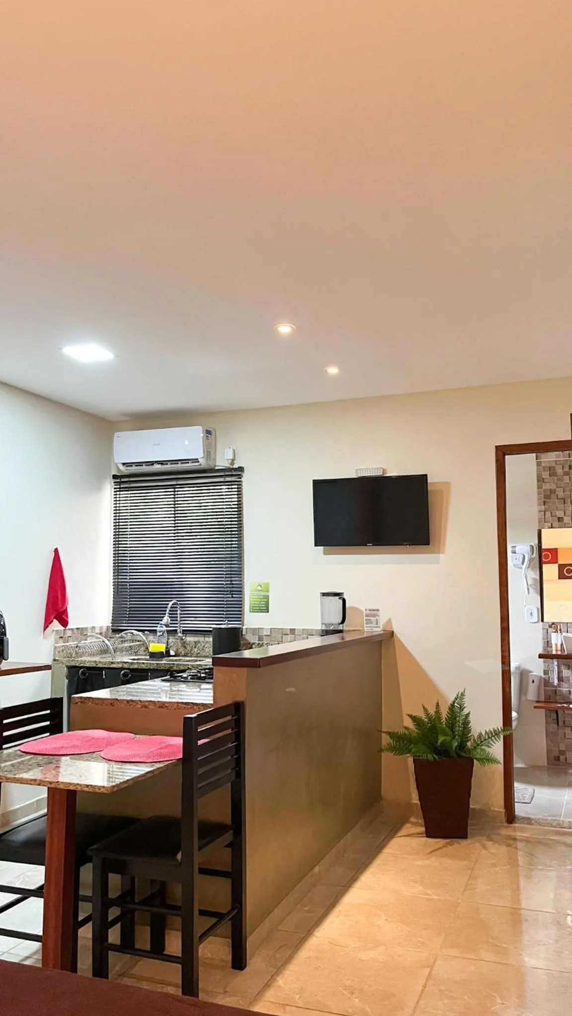 TV and multimedia in Pousada Entre Folhas