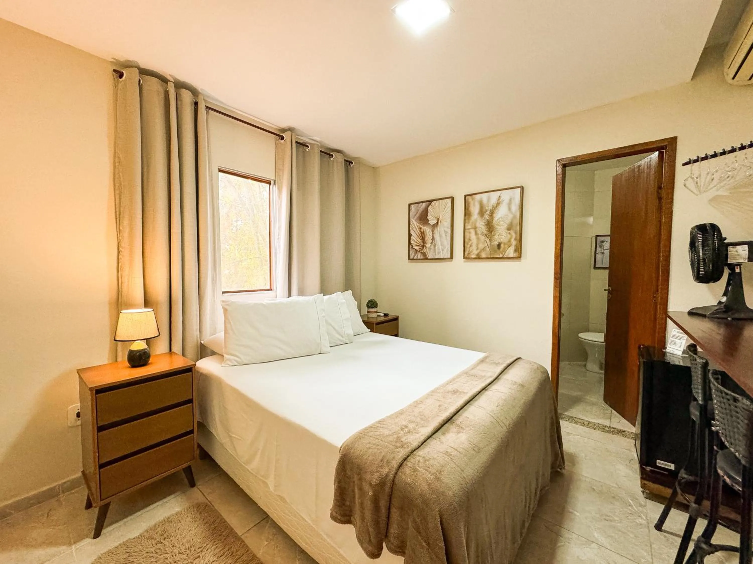 Bed in Pousada Entre Folhas