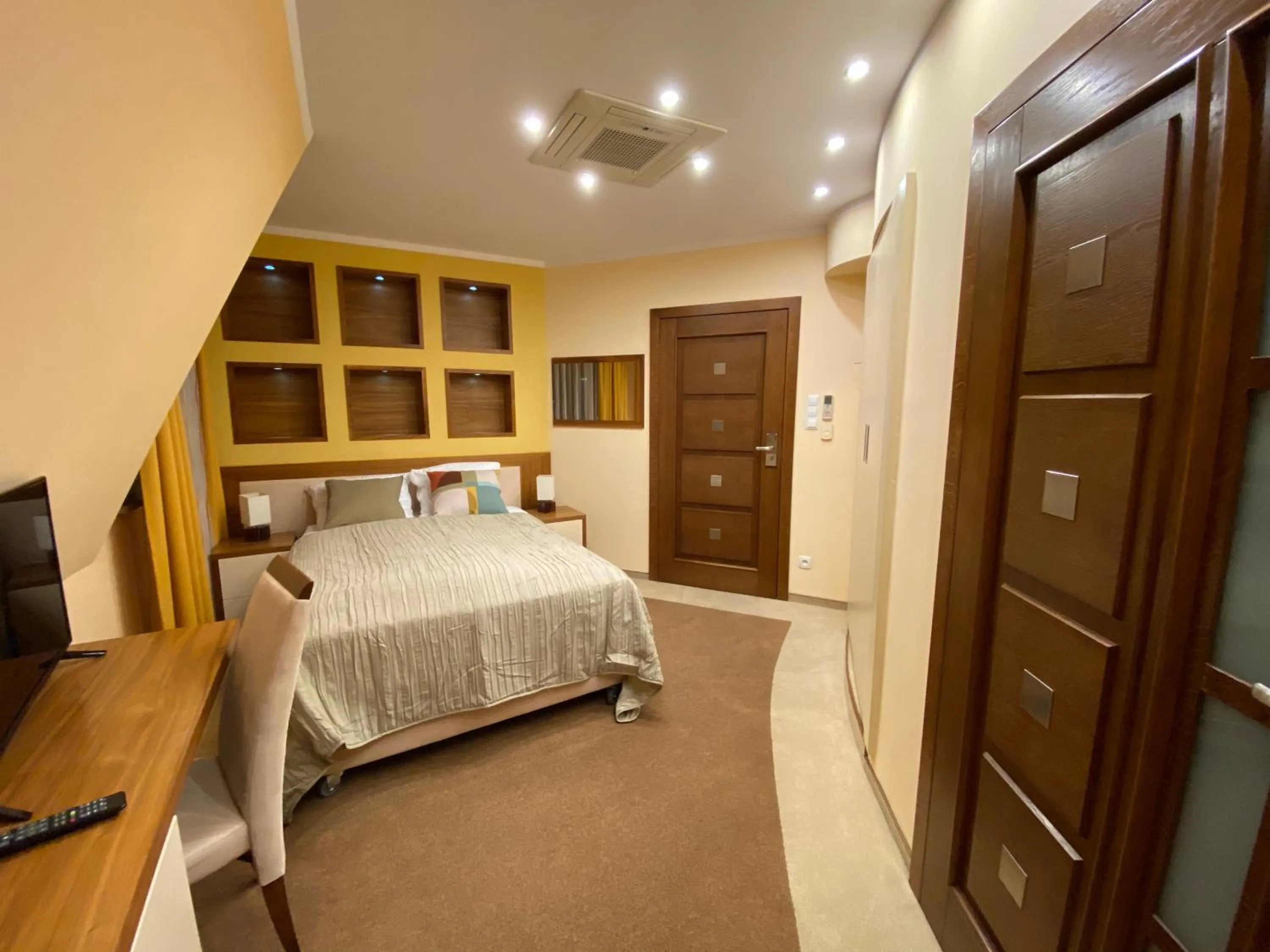 Bed in Hotel City Park Barlinek