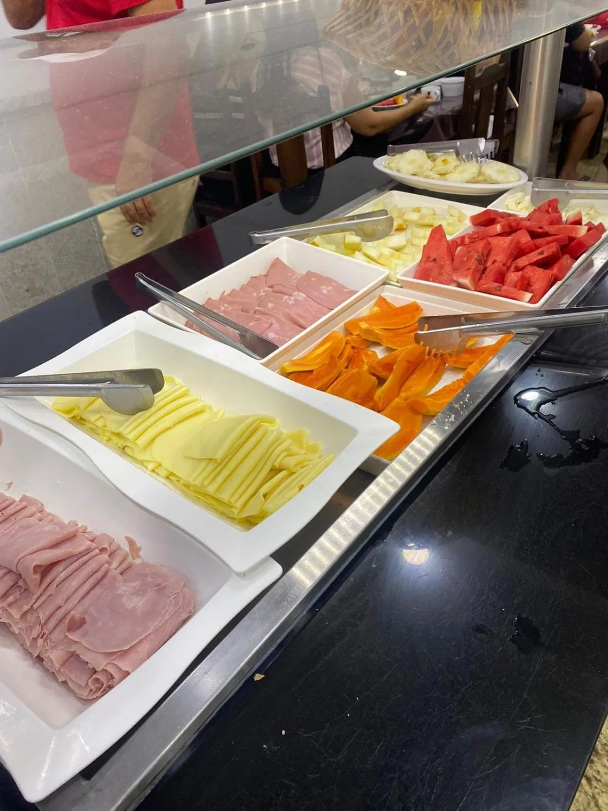 Buffet breakfast in Basilica Palace Hotel