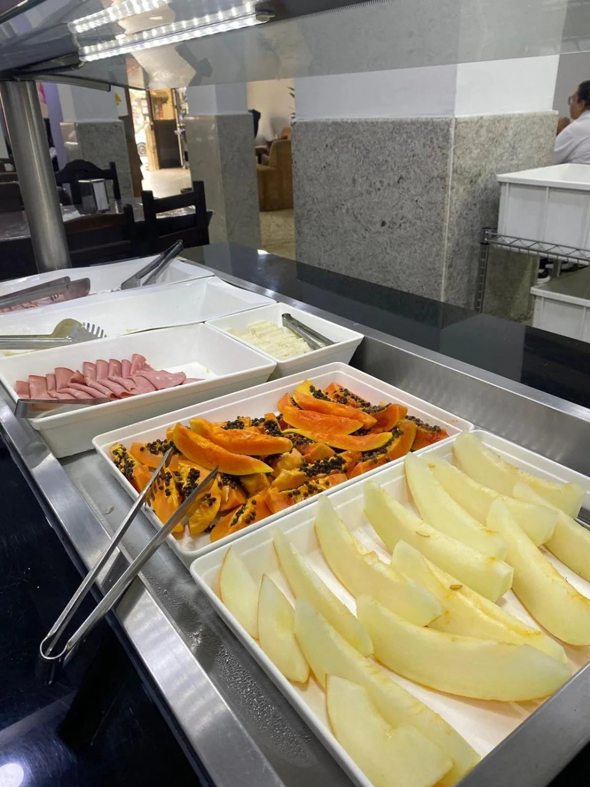 Buffet breakfast in Basilica Palace Hotel