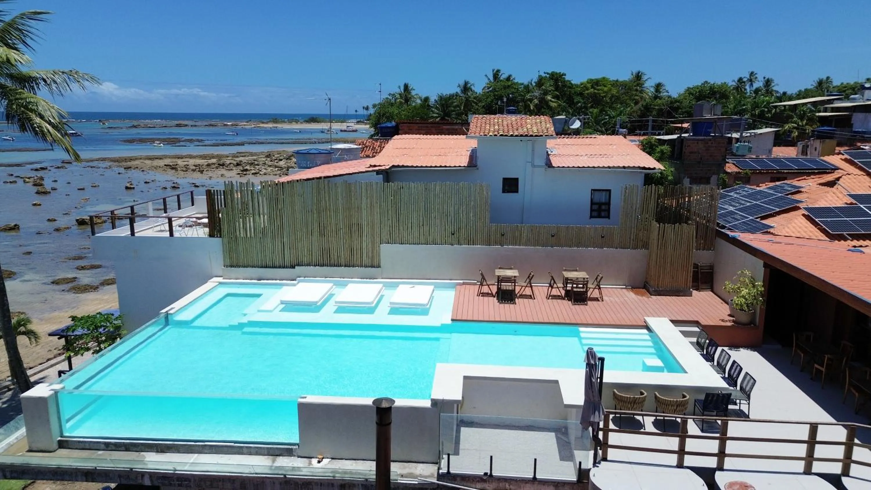 Swimming pool in Chez Max Pousada