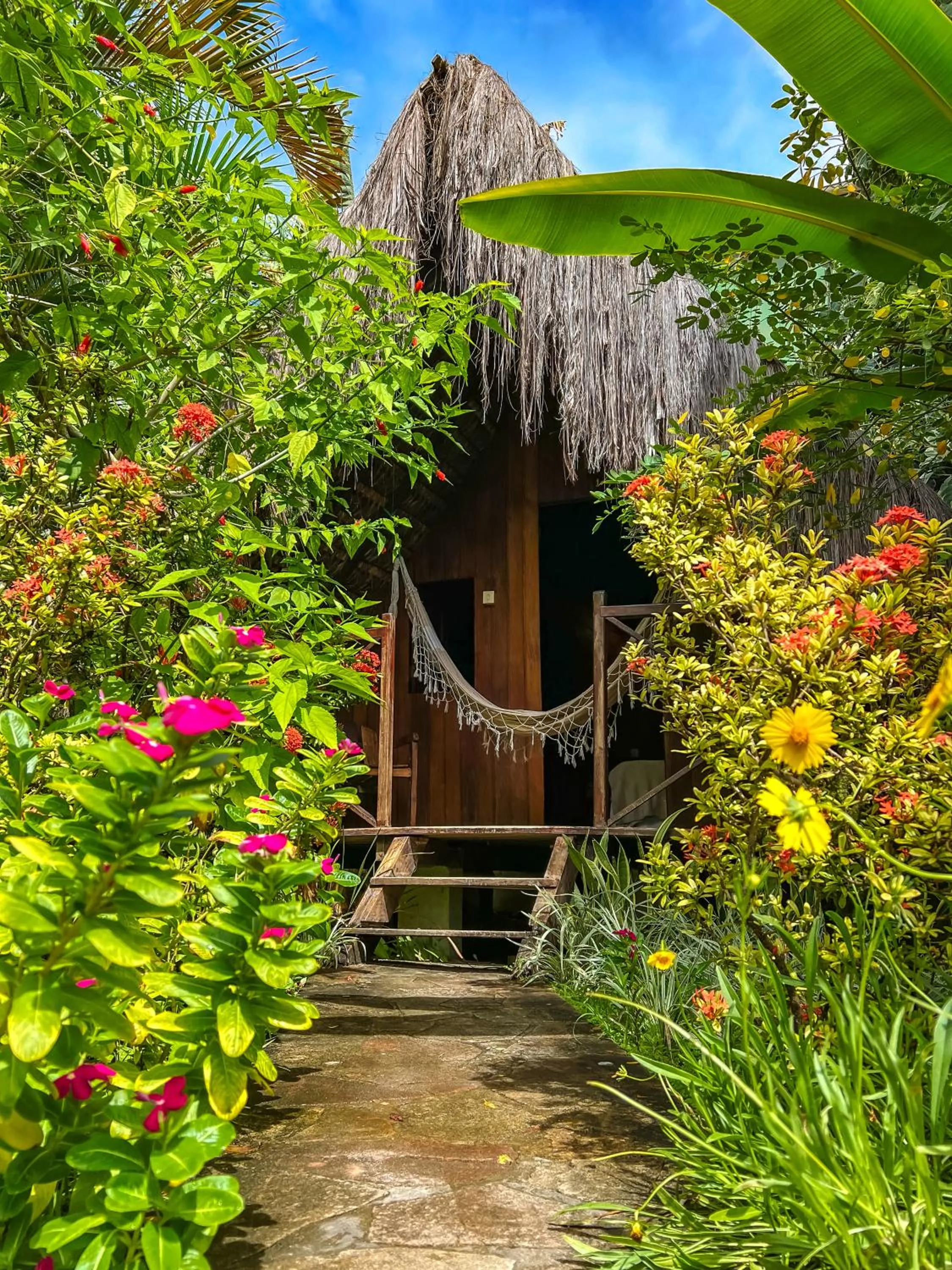 Garden view in Chez Max Pousada