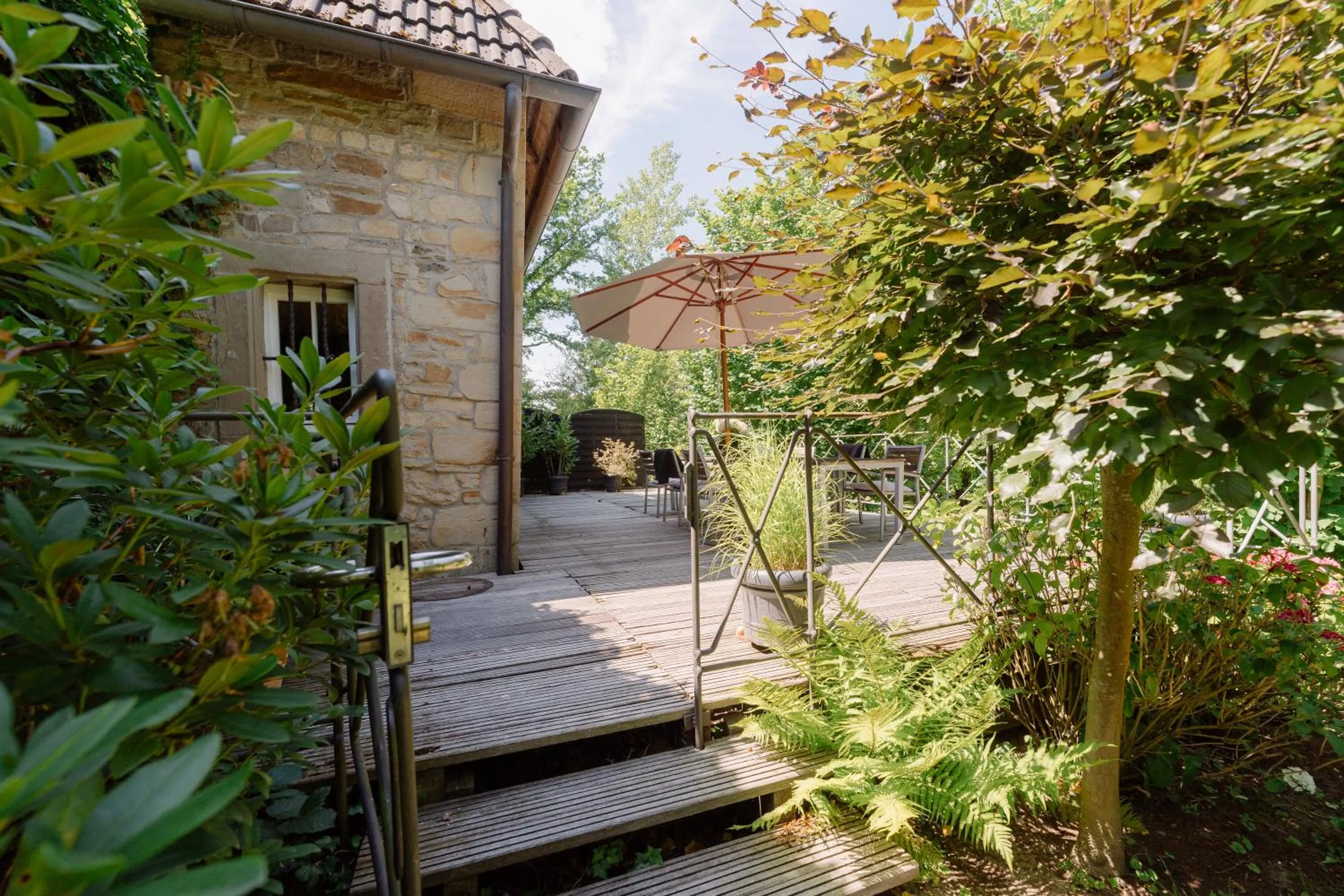 Garden in Schlosshotel Hugenpoet