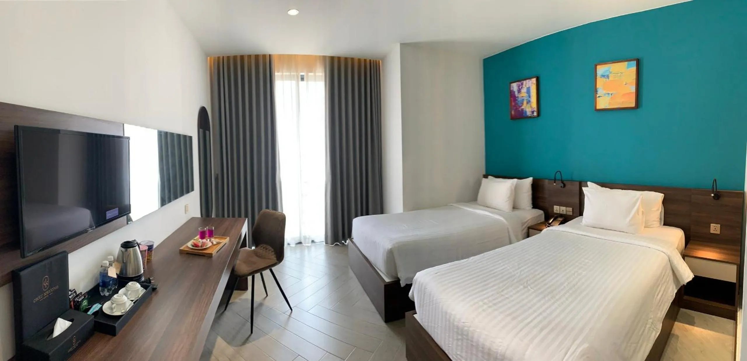 Bed in CHAU KHUONG HOTEL