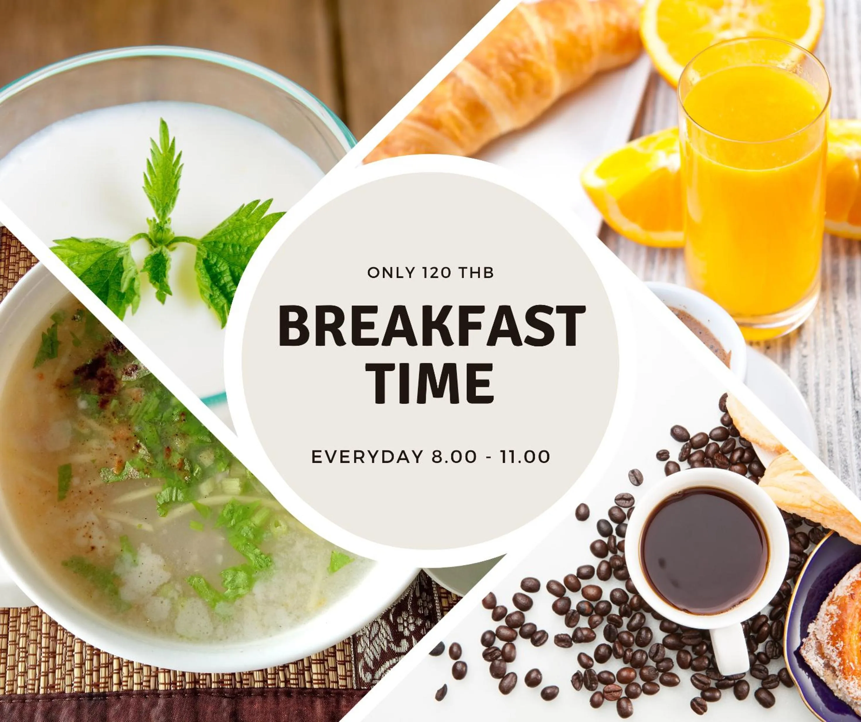 Breakfast in Happy Jomtien - Beachfront