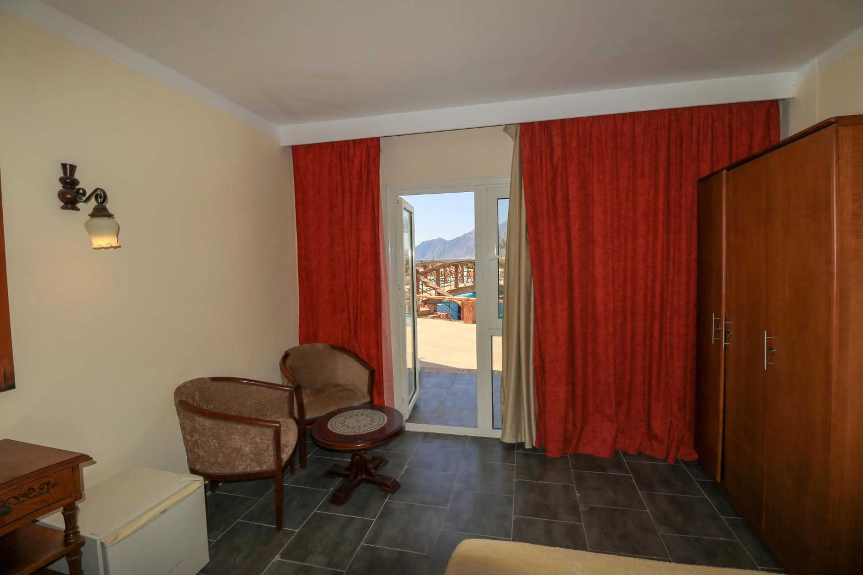 Seating area in Panda resort