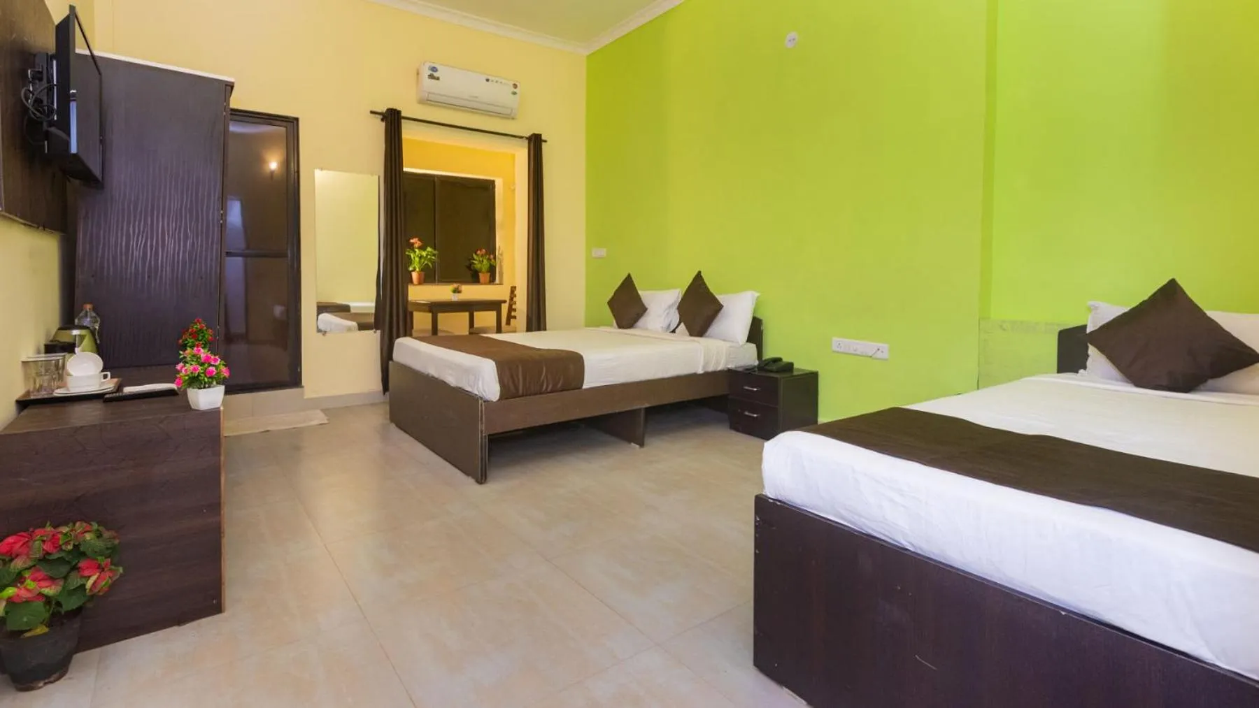 Bedroom, Bed in Hotel Spring Height Hotels Near Mall De Goa