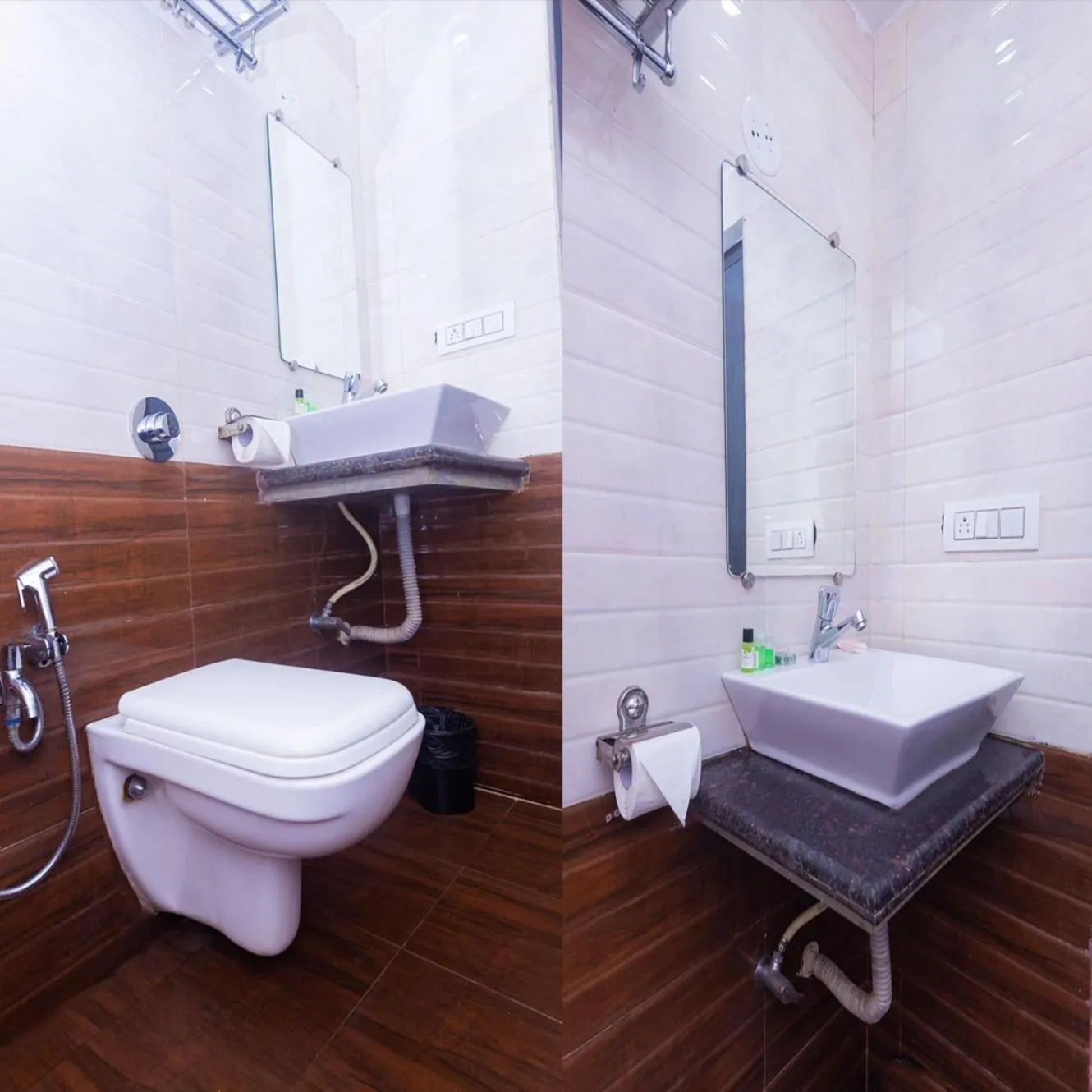 Toilet in Hotel Spring Height Hotels Near Mall De Goa