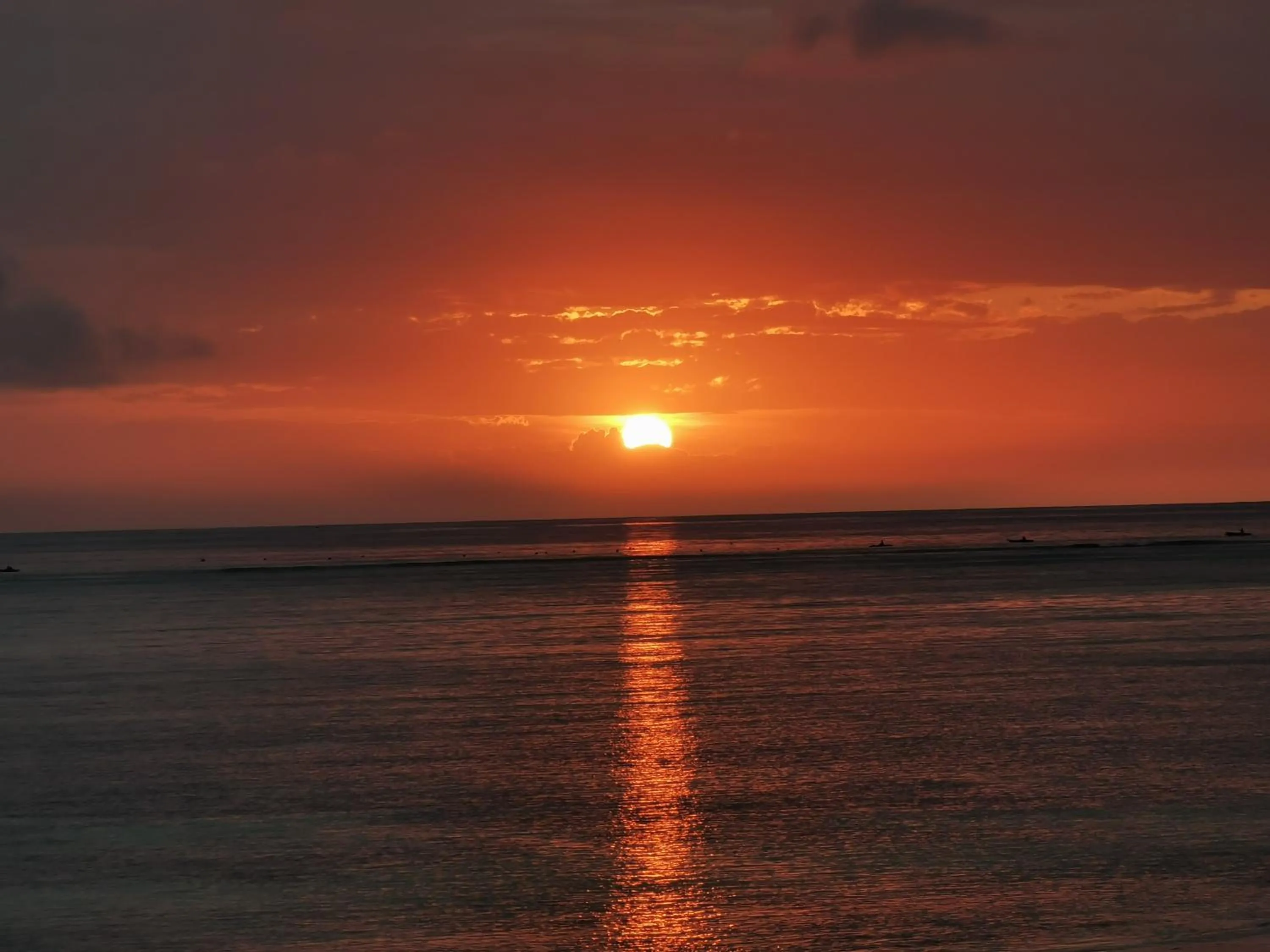 Sunset in COCO REEF ECOLODGE