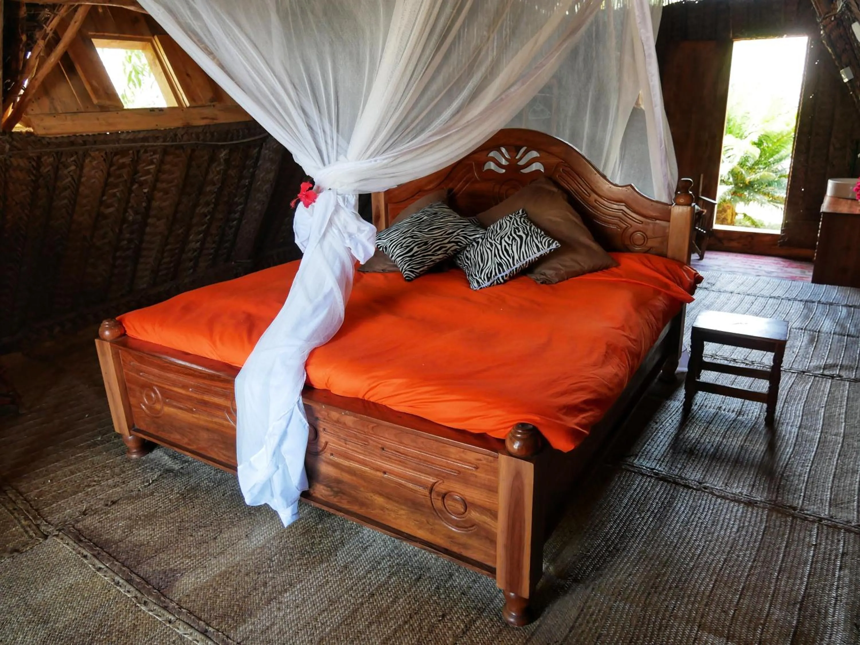 Bedroom, Bed in COCO REEF ECOLODGE
