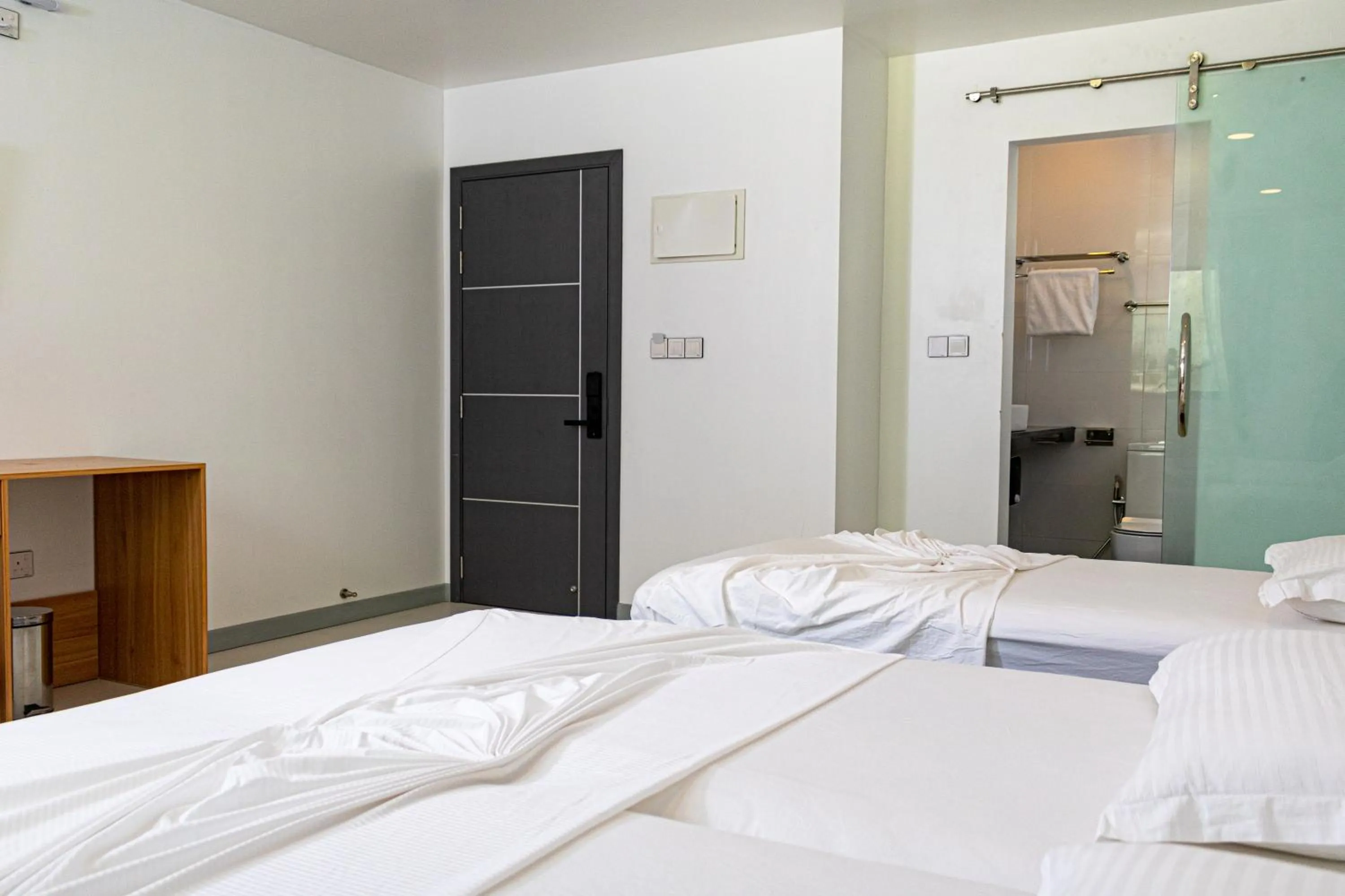 Bed in Wow Inn Keyodhoo